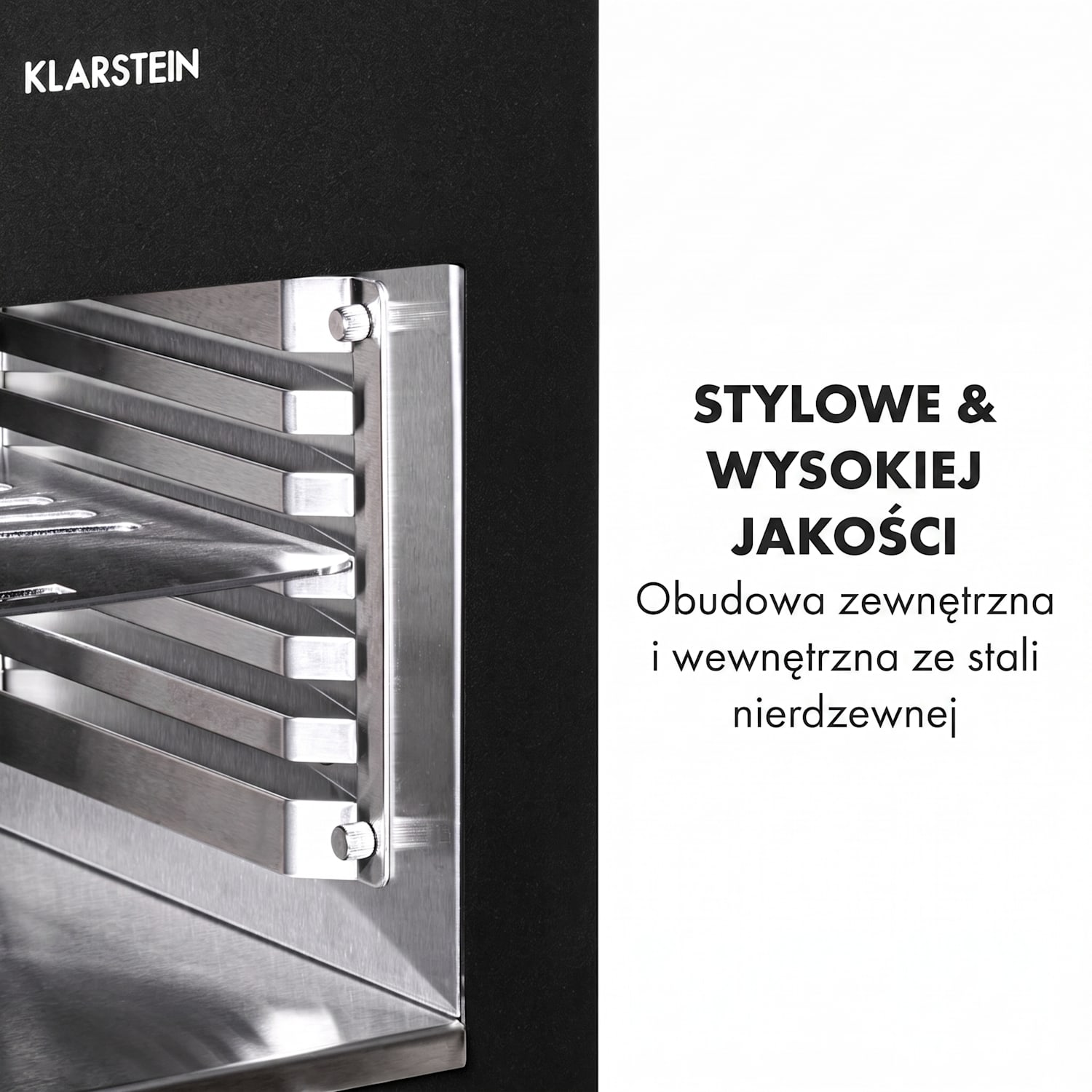 Hannibal, grill wysokotemperaturowy, 2200 W, 850°C, do użytku wewnętrznego, stal nierdzewna, czarny Czarny
