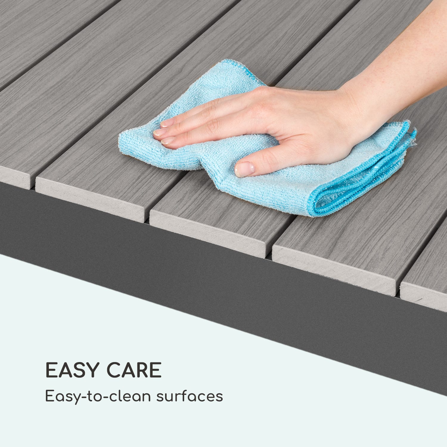 Menorca Expand, kerti asztal, 163 x 95 cm, antracit Finish: dark wood