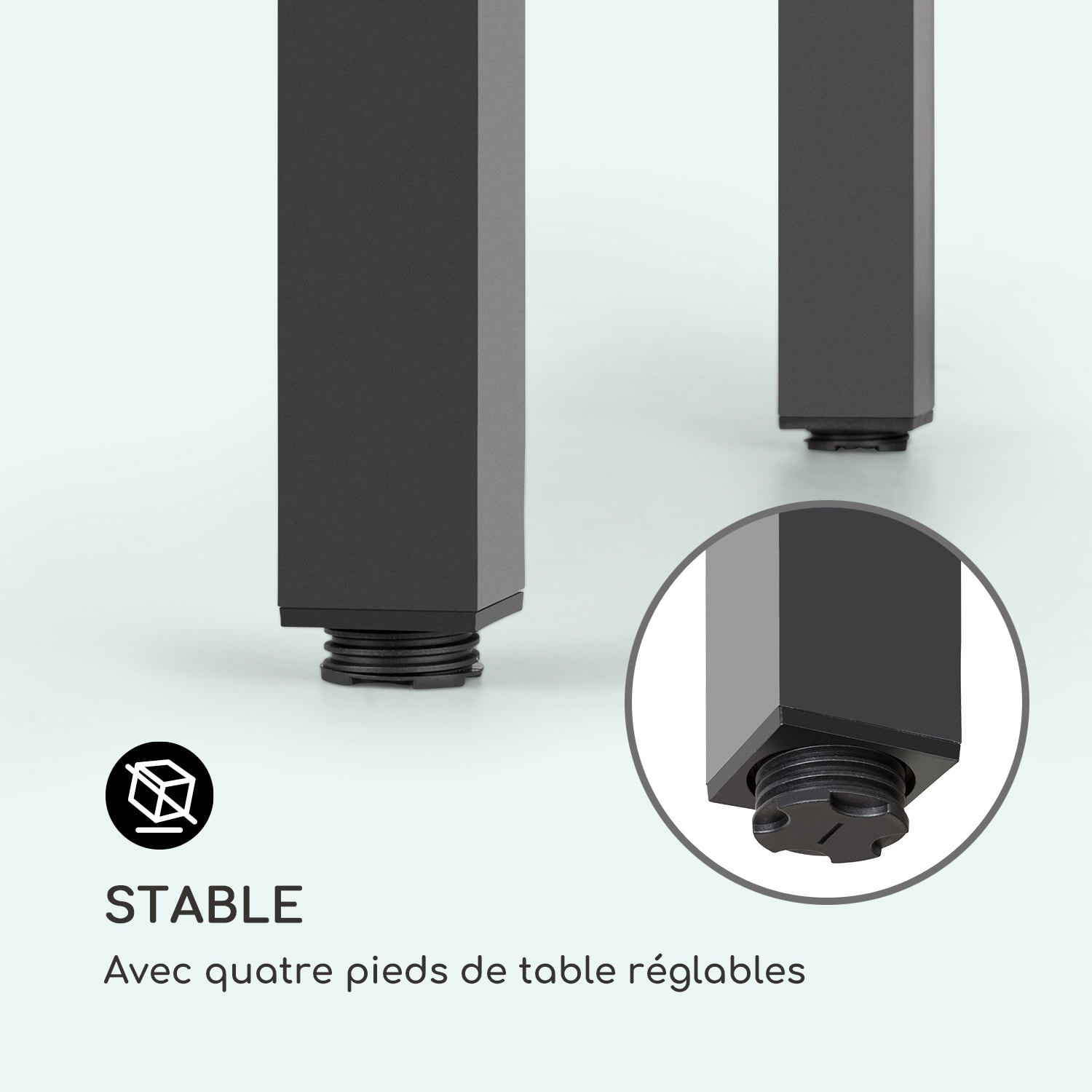 Menorca Expand Table de jardin 163 x 95 cm teck Imitation bois clair