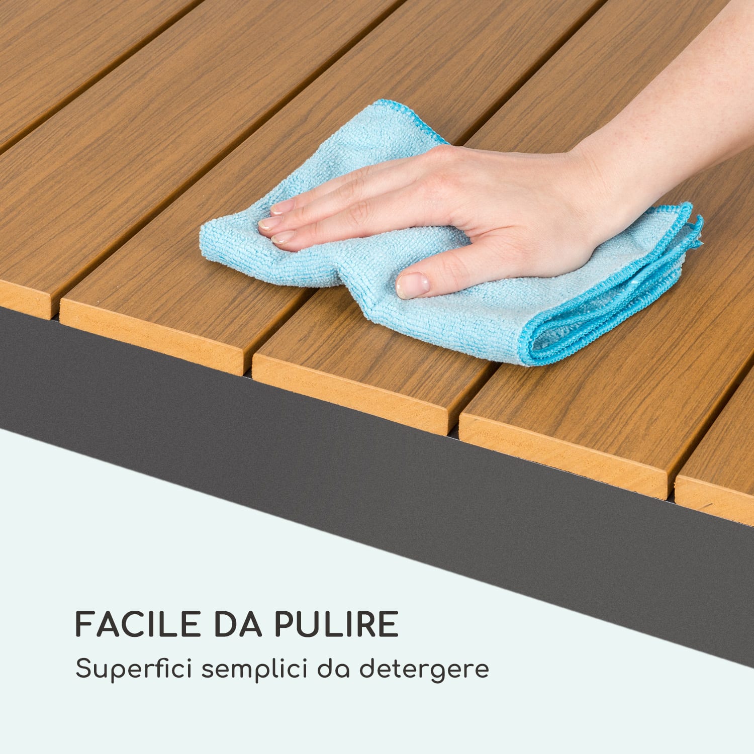 Menorca Expand Tavolo da Giardino 163 x 95 cm teak Finish: light wood