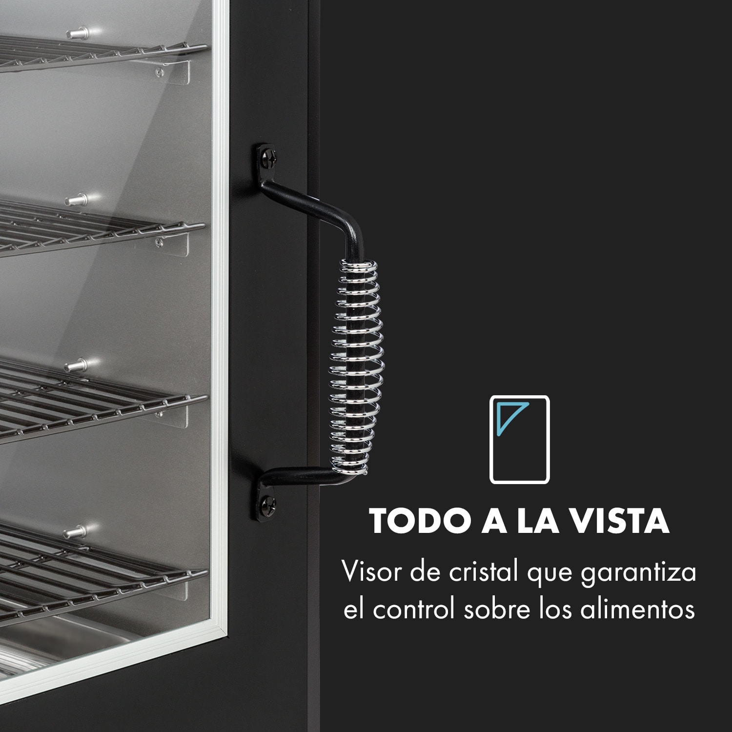 Parrilla de ahumado a gas Pasadena 2,5 kW capacidad de calentamiento 180 °C / 350 °F máx. 58 x 108 x 53,5 cm
