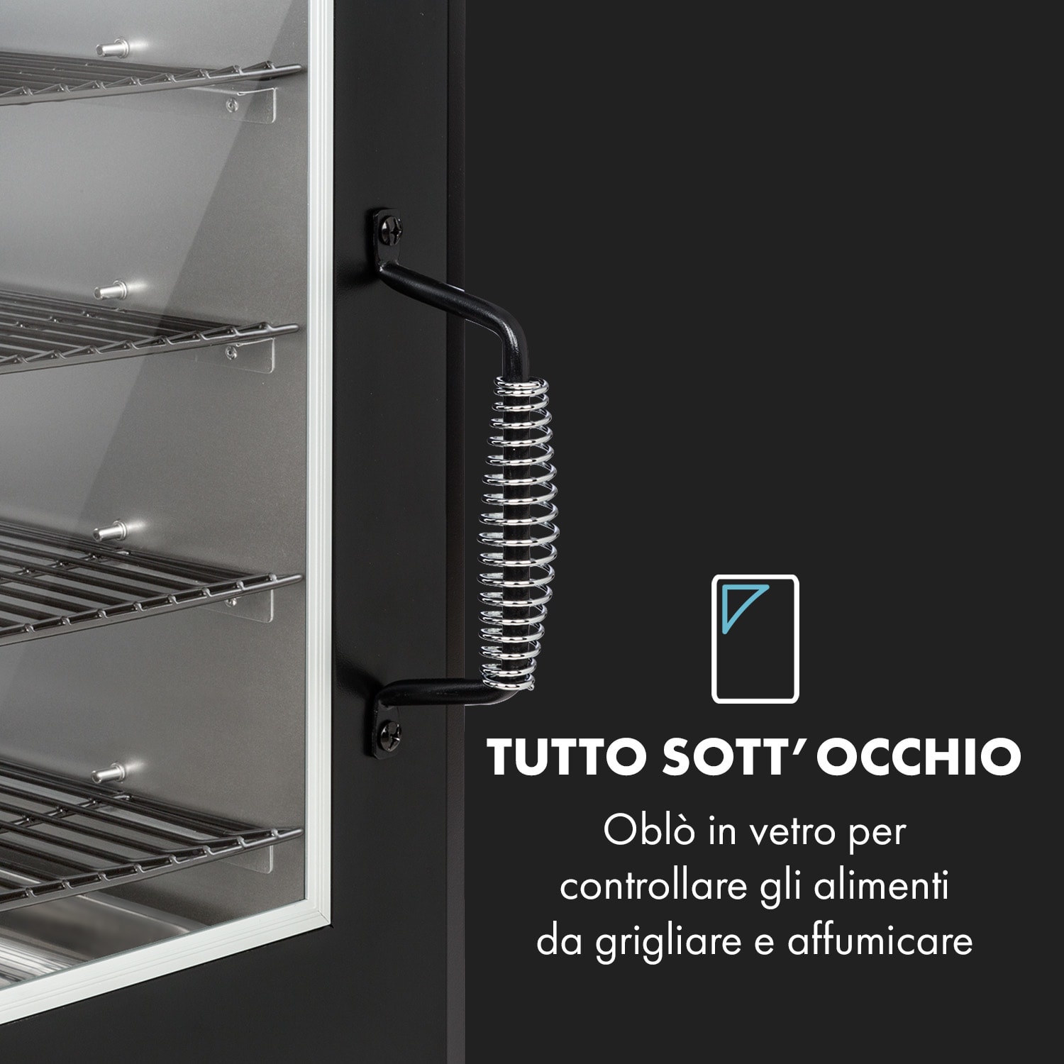 Pasadena Griglia e Smoker a Gas Potenza 2,5 kW 180 °C/350 °F max. 58 x 108 x 53,5 cm