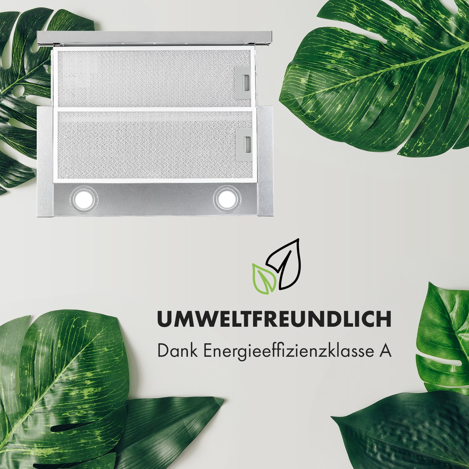 Viola Cappa Aspirante Acciaio Inox 59,6 cm 612m³/h Classe A argento 