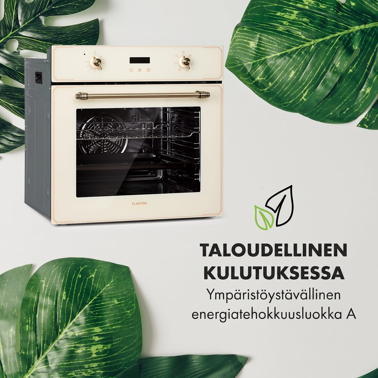 Elizabeth integroitava uuni retrodesign 6 toimintoa 50–250 °C kerma Vintage Kerma