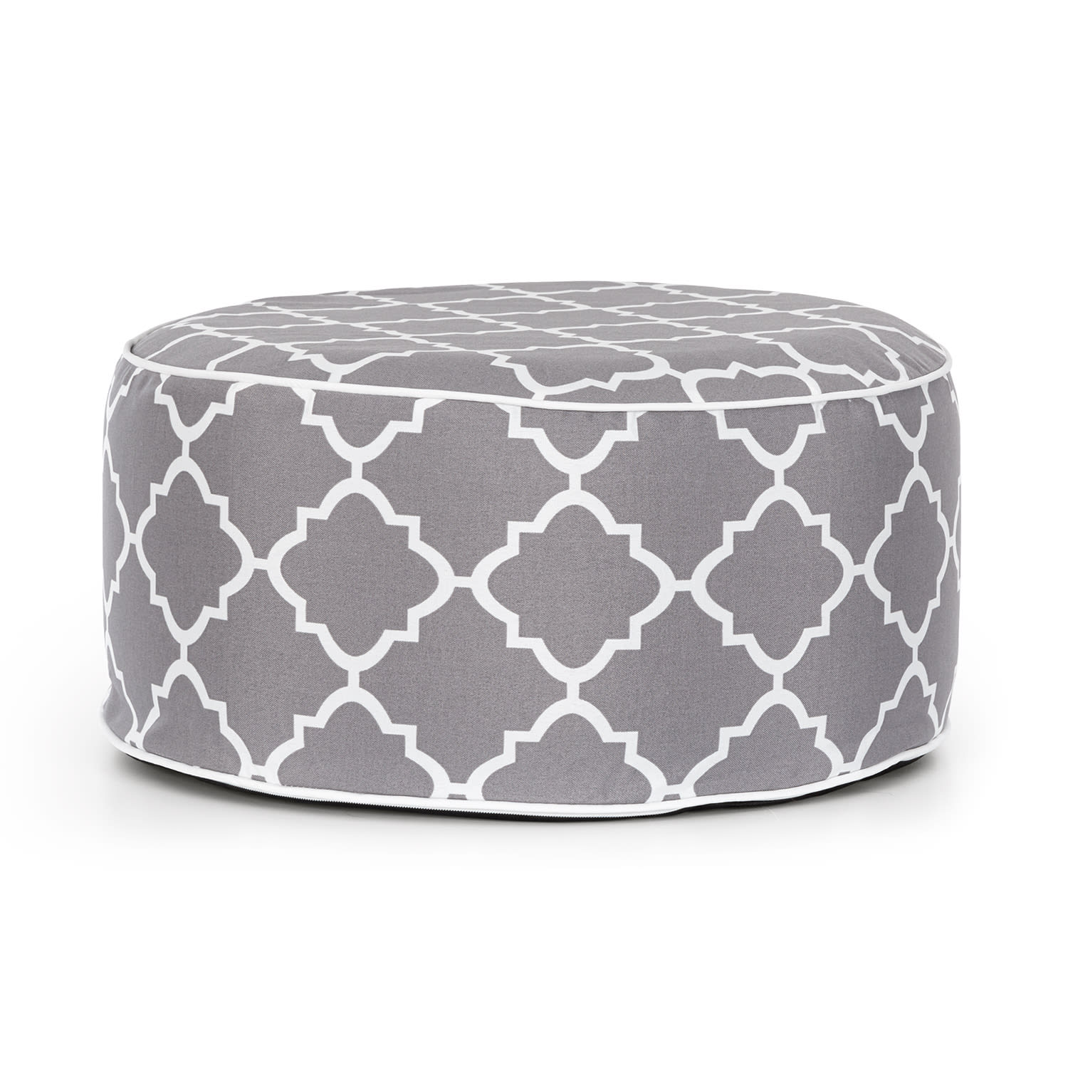 Cloudio, sofa, nadmuchiwana, 55 x 28 cm (Ø x W), PVC/poliester, szara Multi