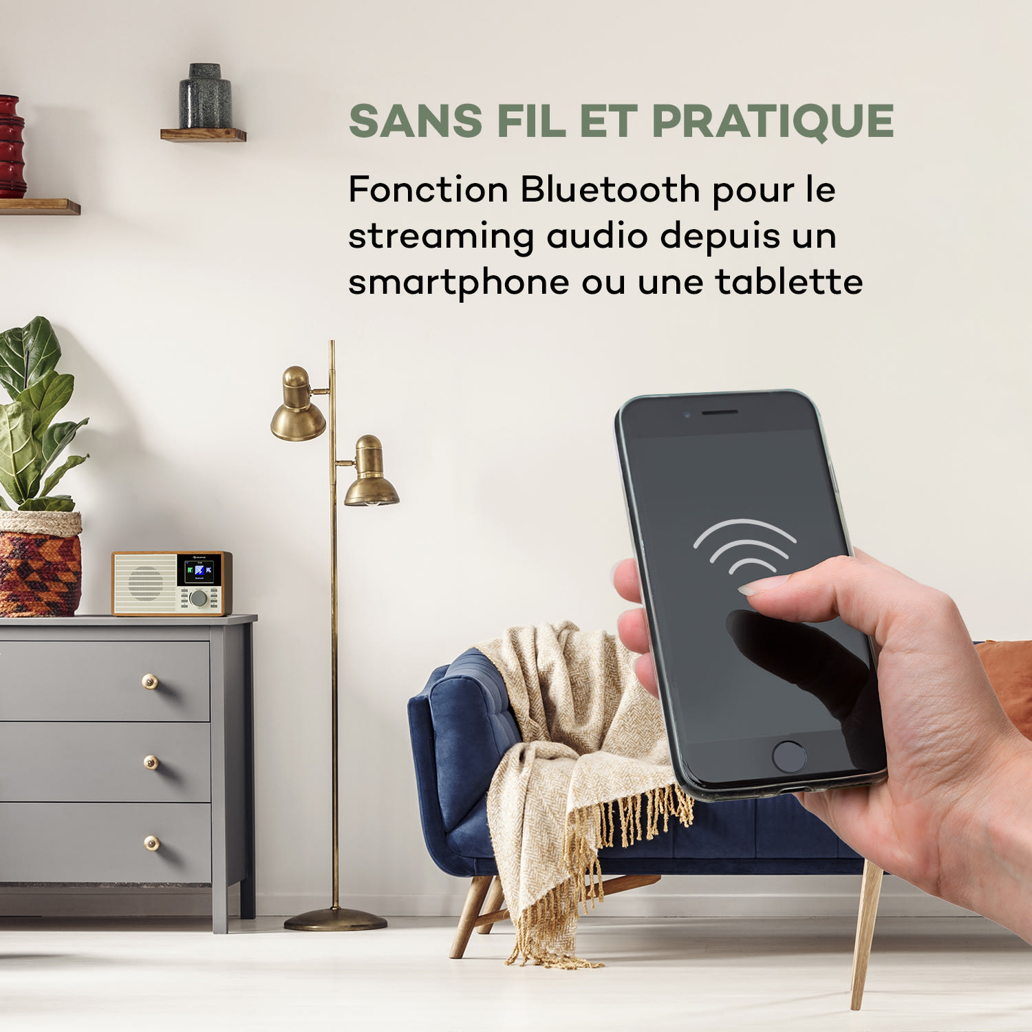 IR-160 SE radio Internet Wifi USB écran HCC 2,8" Appli AirMusic Orme