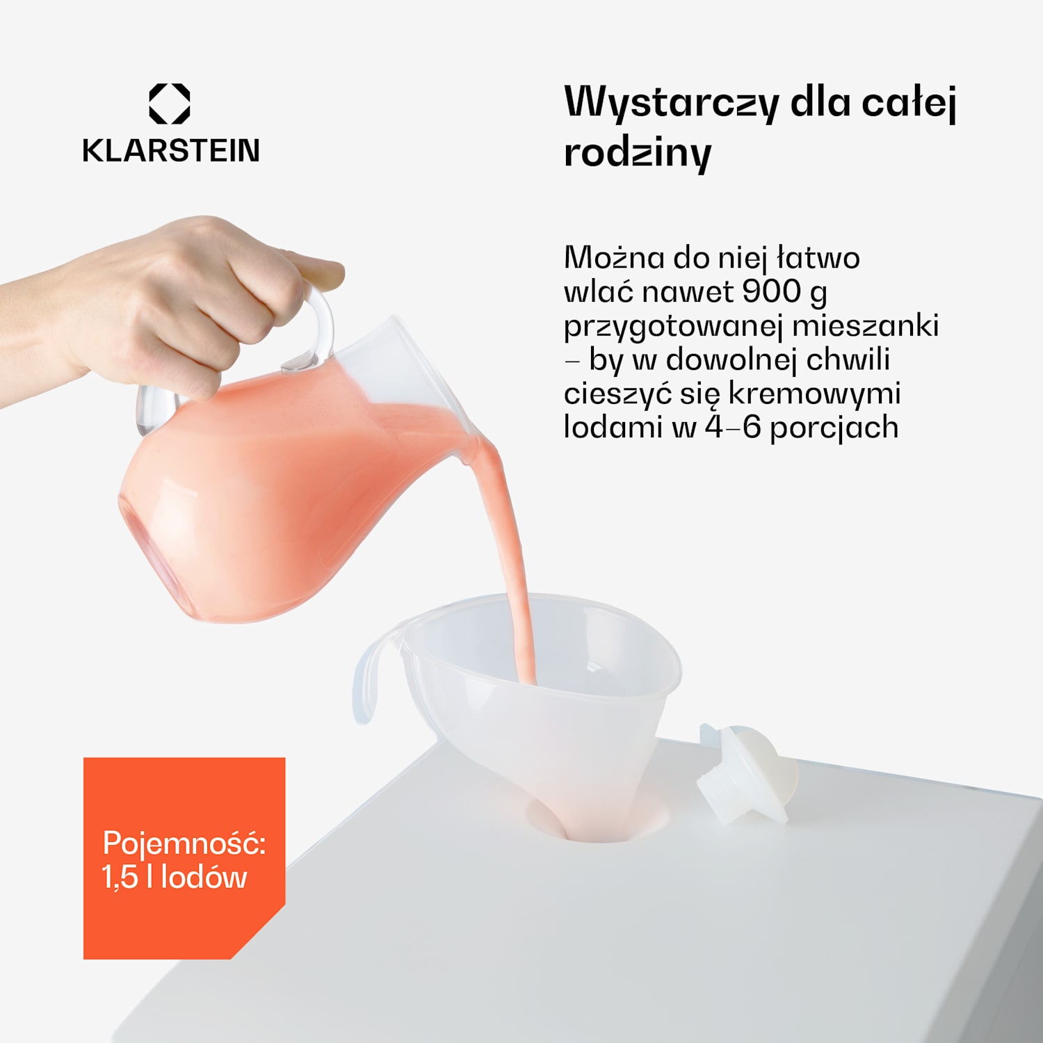 Sweet Sundae, maszyna do lodów, kompresor, 1,5 l, stal szlachetna 