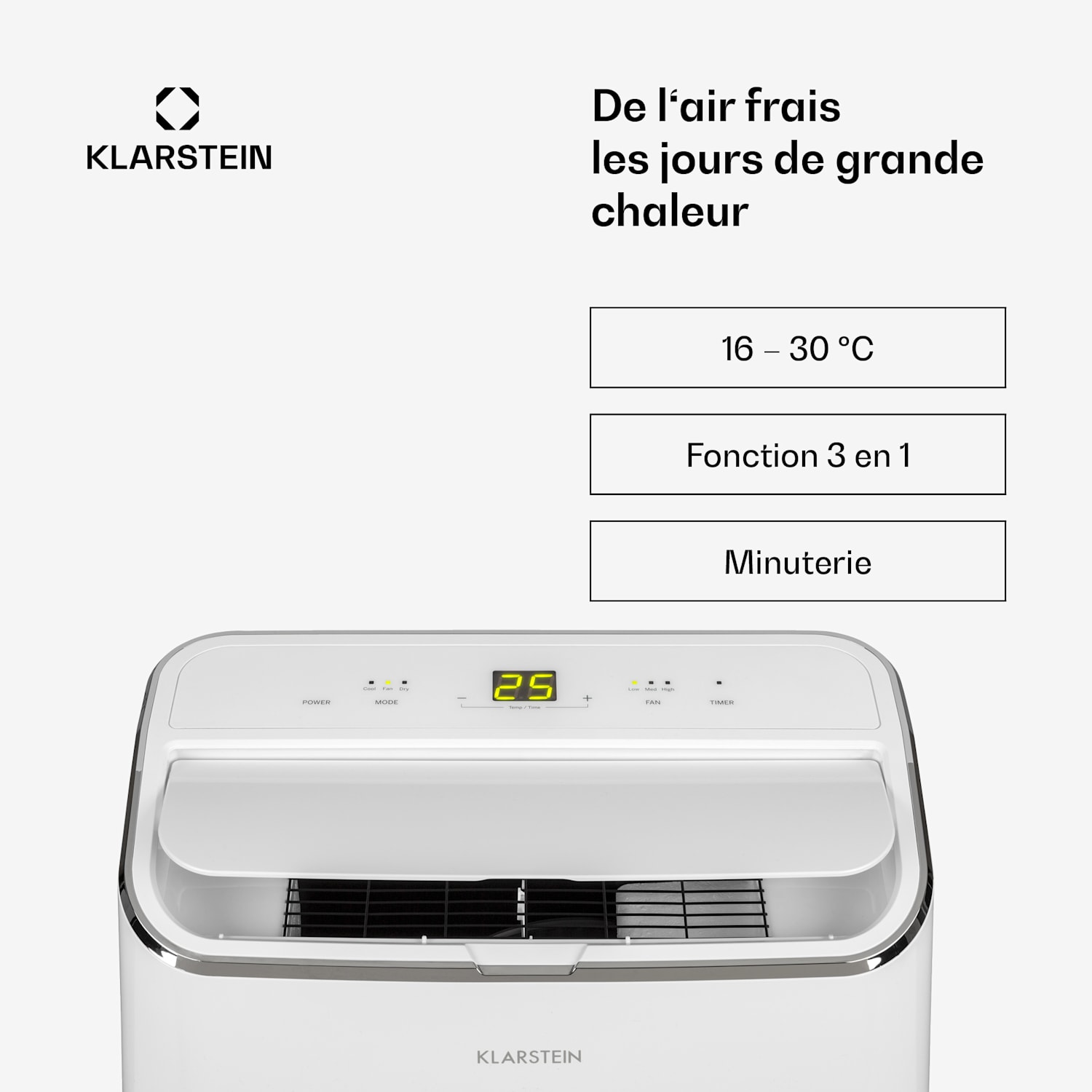 Iceblock airco 3-in-1 12.000 BTU/3,5 kW 400 m³/h max. 