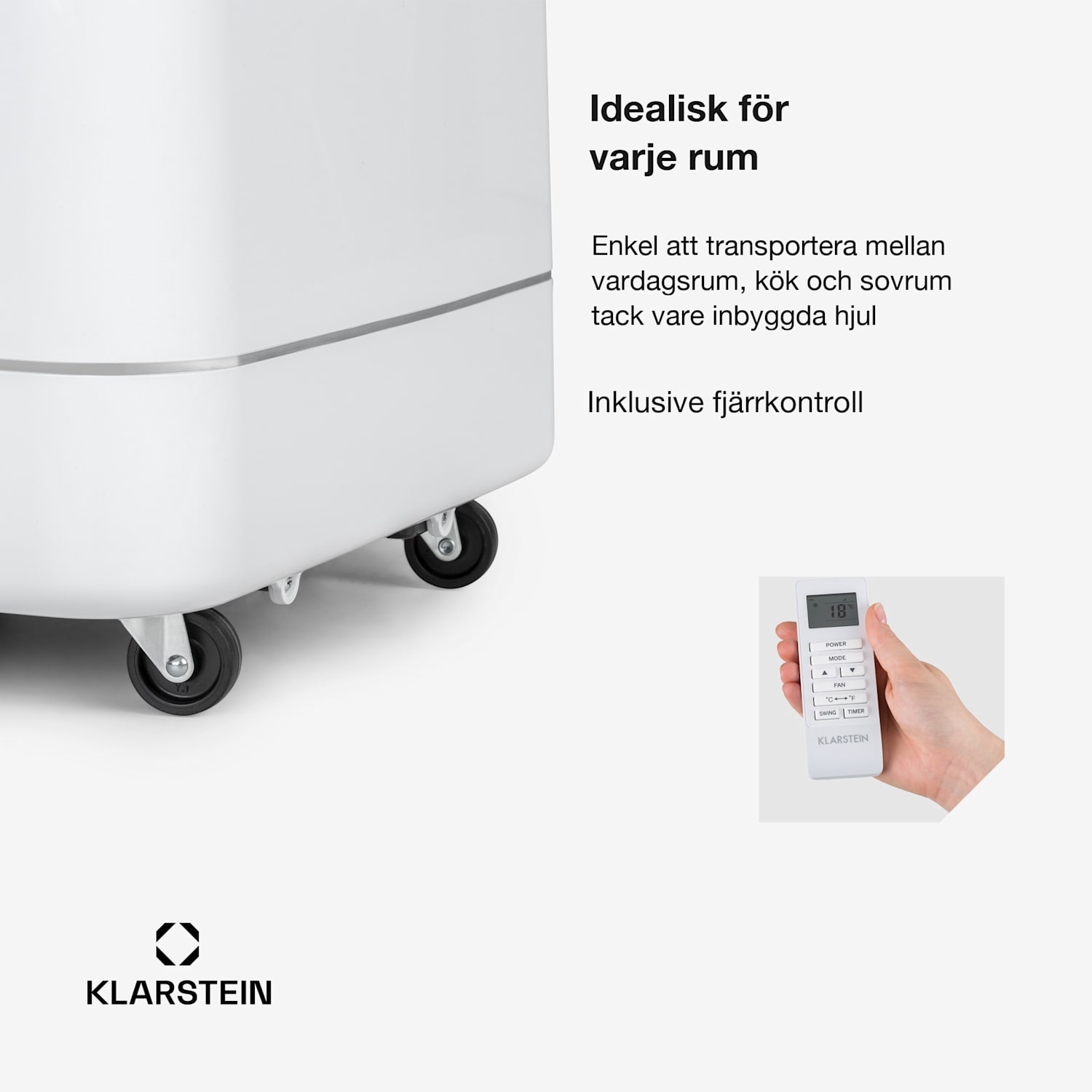 Iceblock Luftkonditionering 3-i-1 12.000 BTU/3,5 kW 400 m³/h max. 