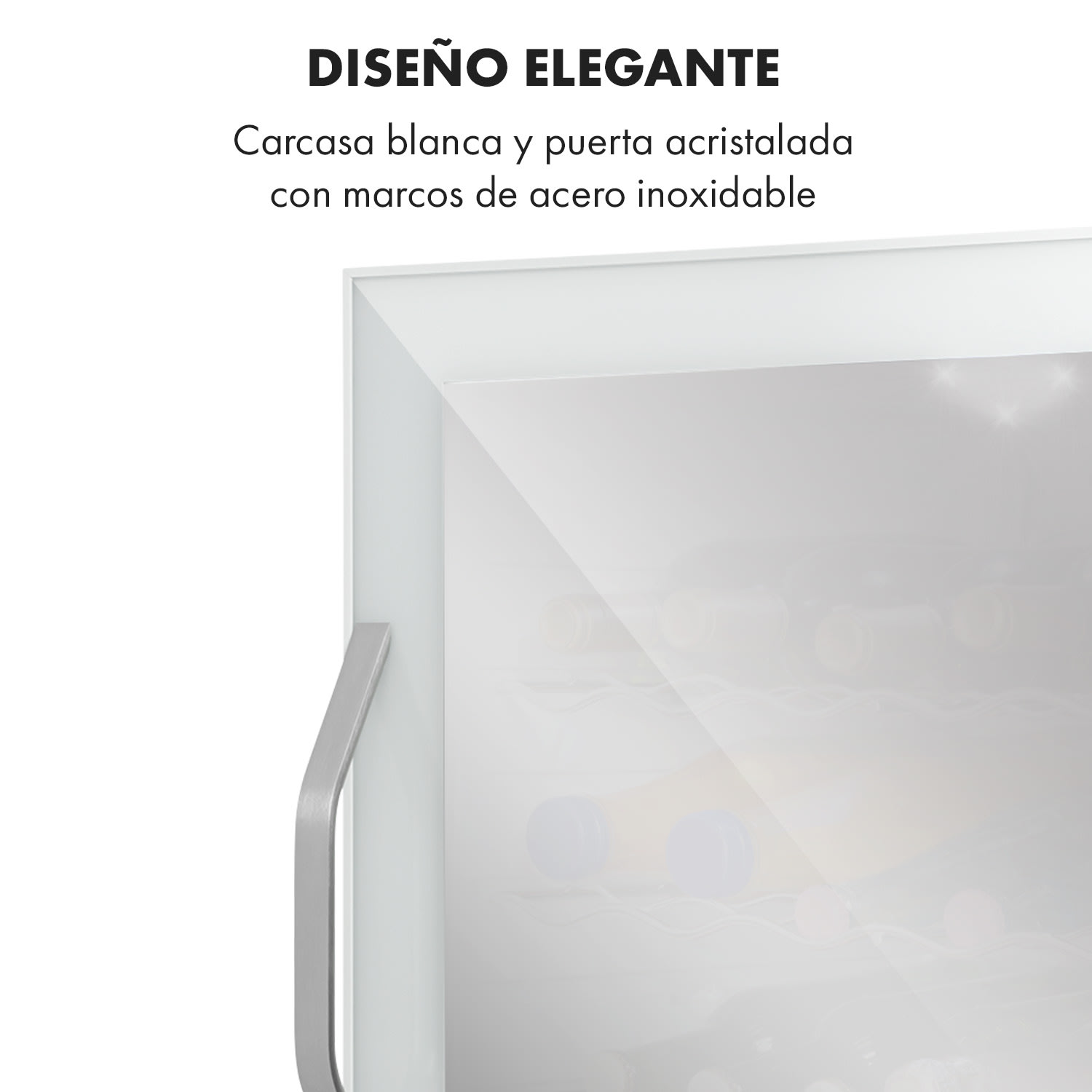 Nevera Beersafe XL Quartz, 60 litros, 4 estantes, puerta de cristal panorámica 60 L | Quartz