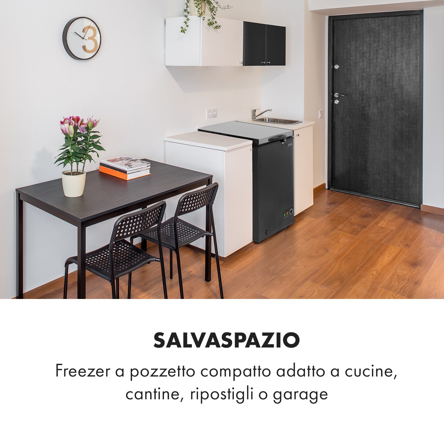 Congelatore Iceblokk 100 Freezer Indipendente 98 Litri Design snello 