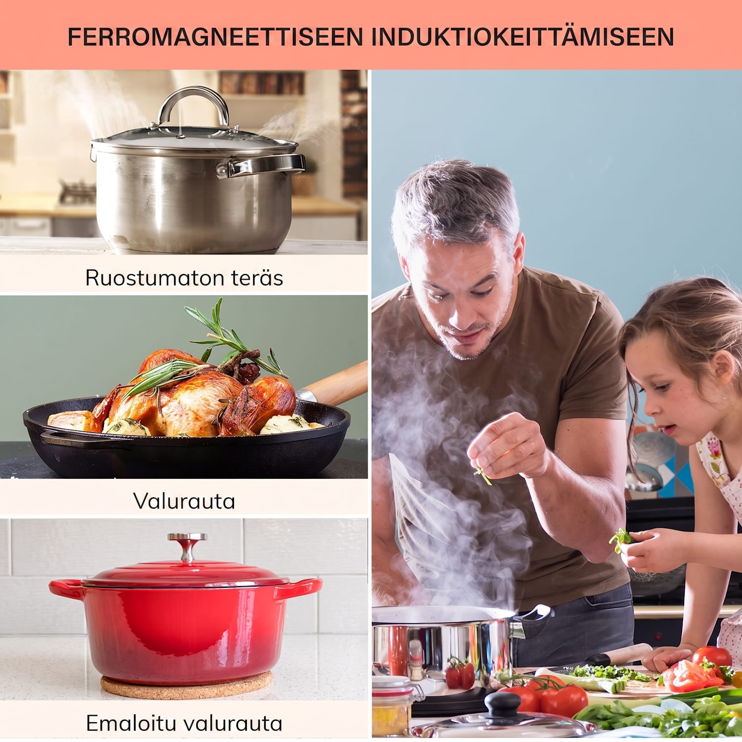 Kochheld -kaksoisinduktioliesi 2900 W kiertosäädin lasi musta 30 cm | Kiiltävä | Musta