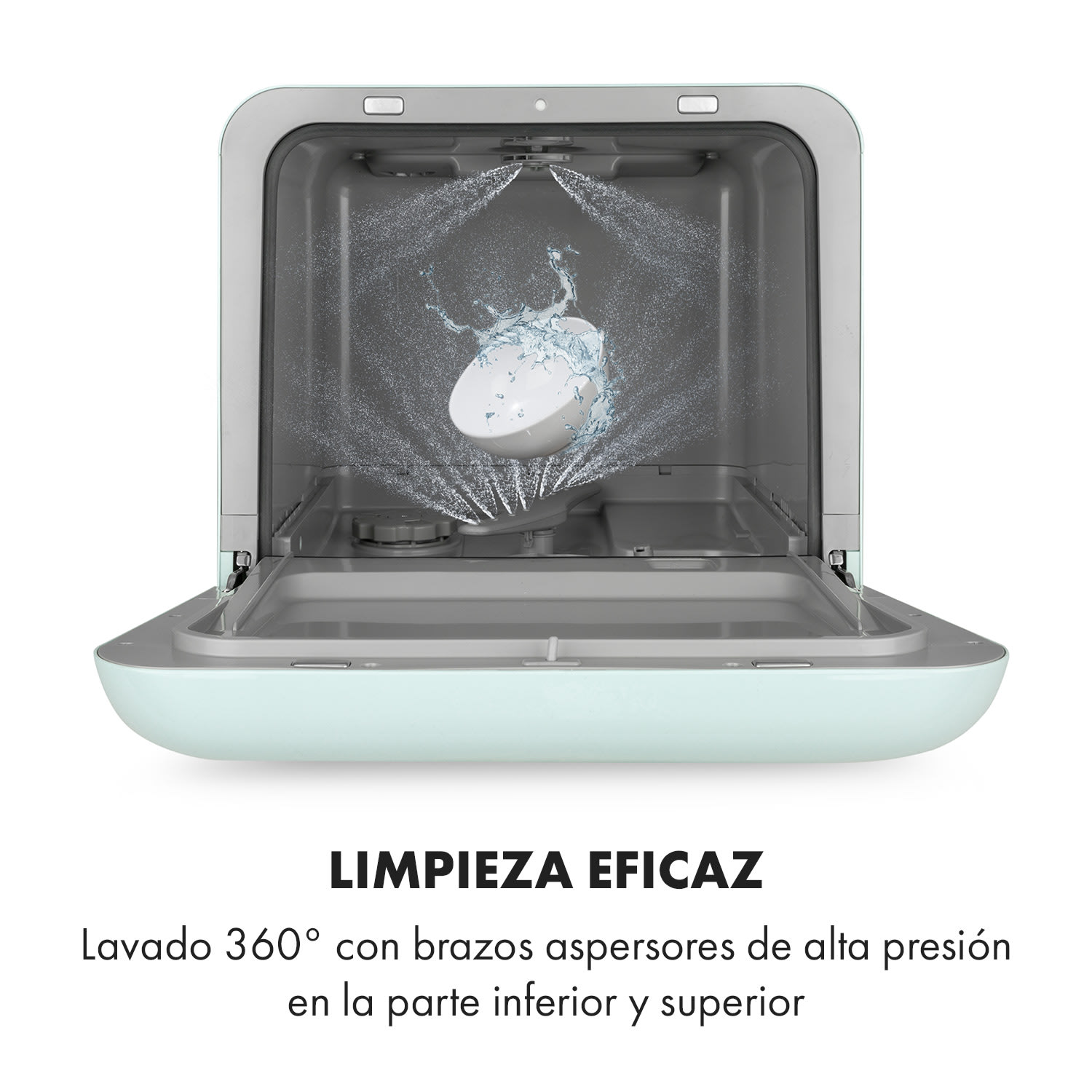 Lavavajillas Aquatica de libre instalación 2 cubiertos 860W Verde