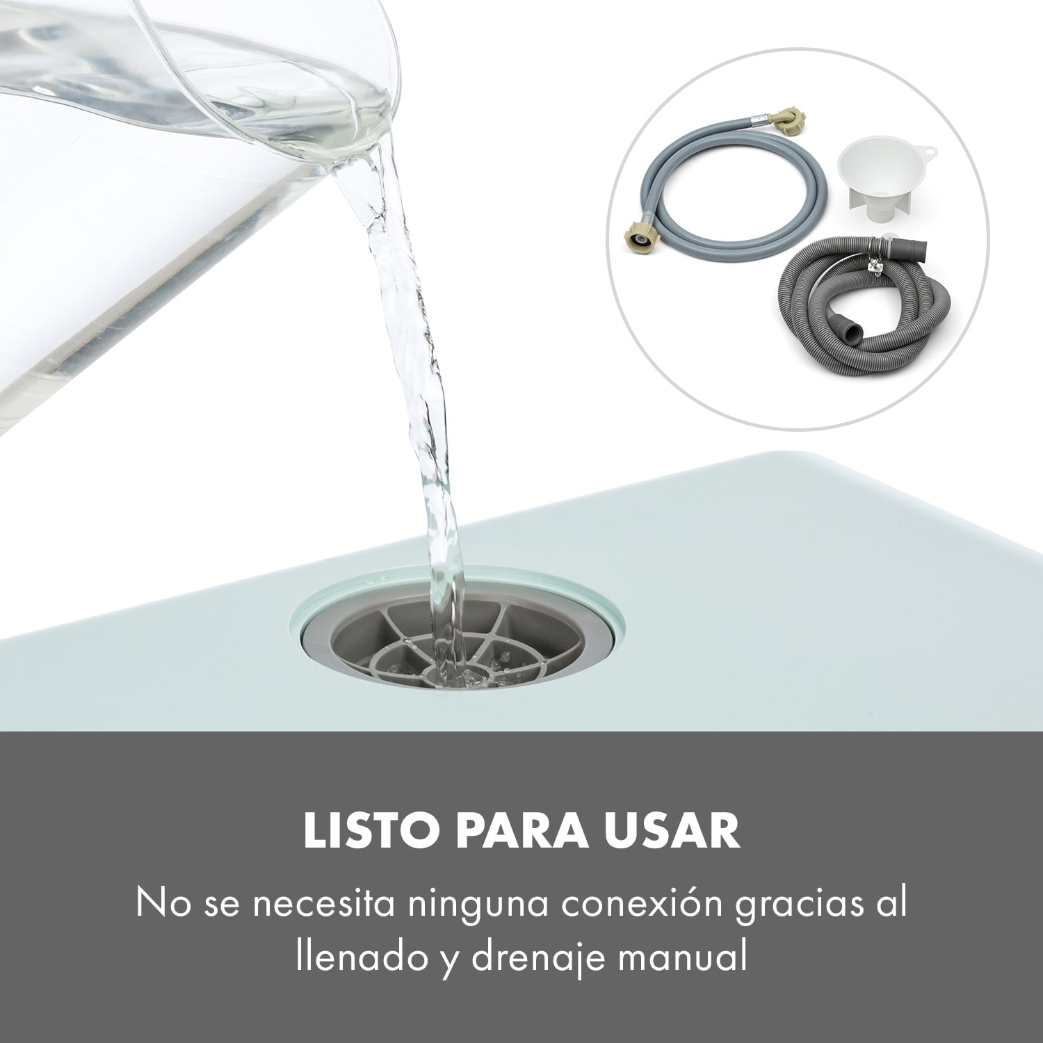 Lavavajillas Aquatica de libre instalación 2 cubiertos 860W Verde