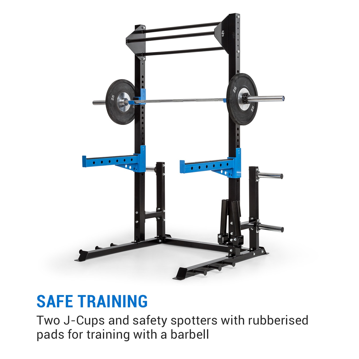 Amazor E Eco, Half Rack, sigurnosni točak, J-kuke, dual-Landmine, čelik 