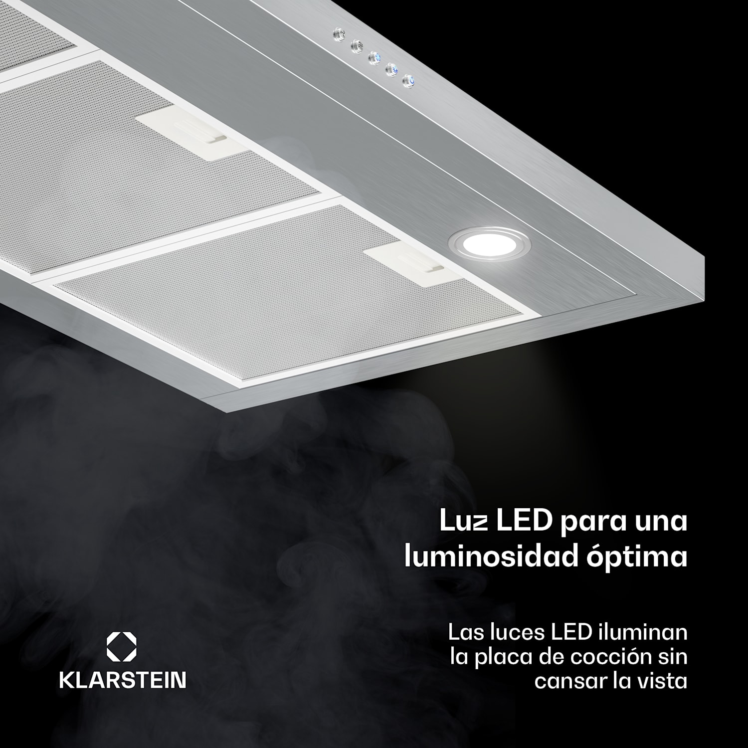 Limelight Campana extractora de pared de 90cm 600m³/h Acero inoxidable 90 cm | Acero Inoxidable
