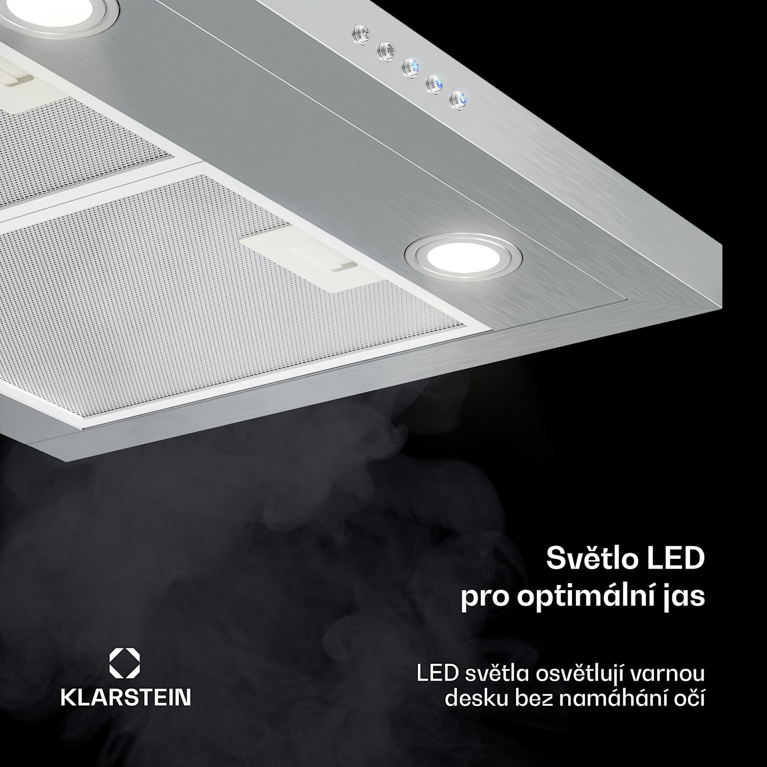 Limelight, digestoř, 60 cm, nástěnná, 600 m³/h, stříbrná 60 cm | Nerezová ocel