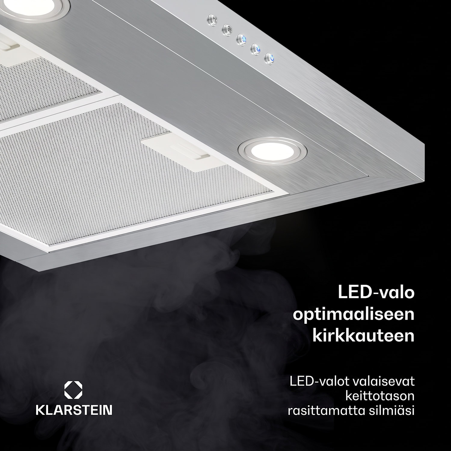 Limelight -liesituuletin 60 cm seinämalli 639 m³/h ruostumaton teräs 60 cm | Ruostumaton Teräs