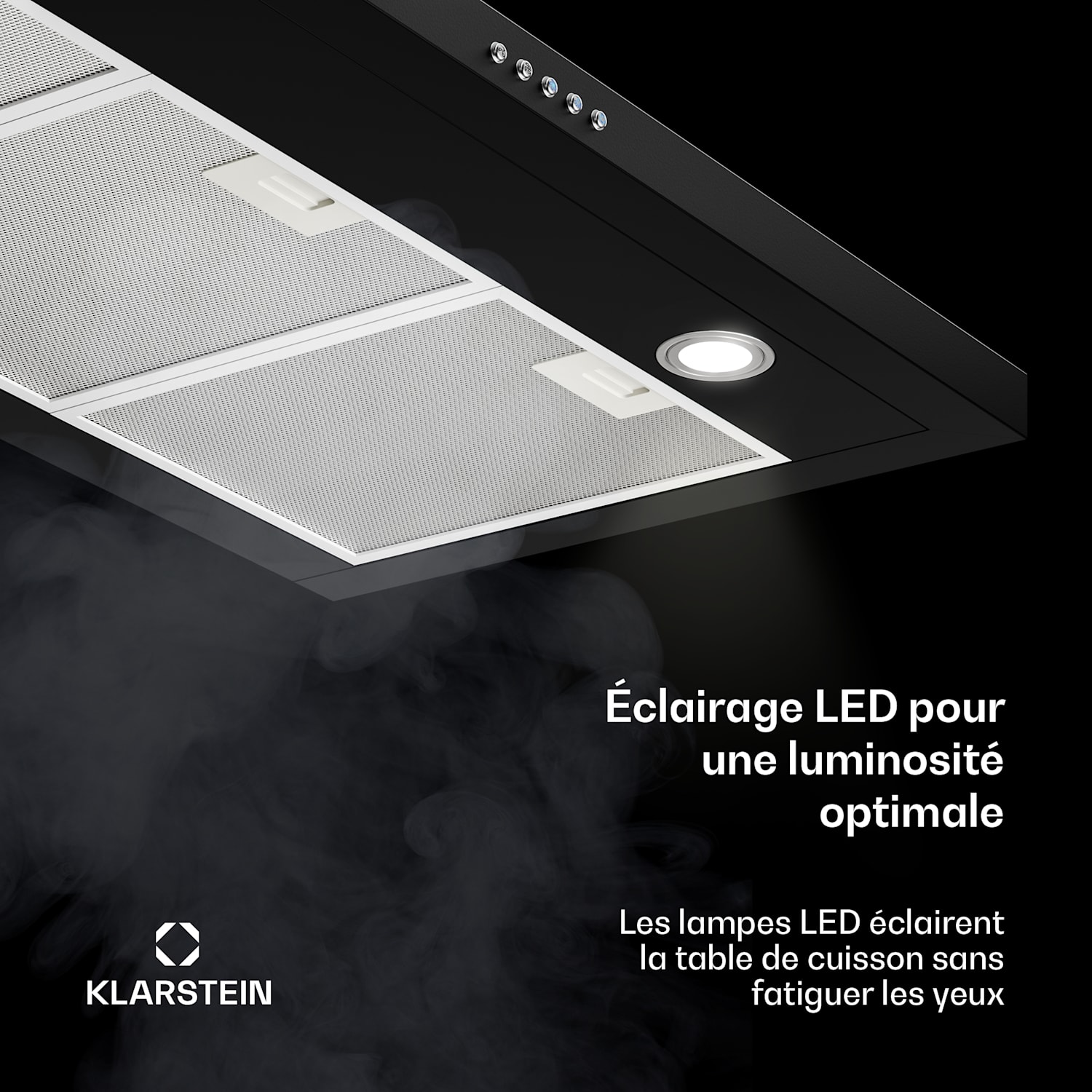 Limelight afzuigkap 90cm wandkap 600m³/h rvs zwart 