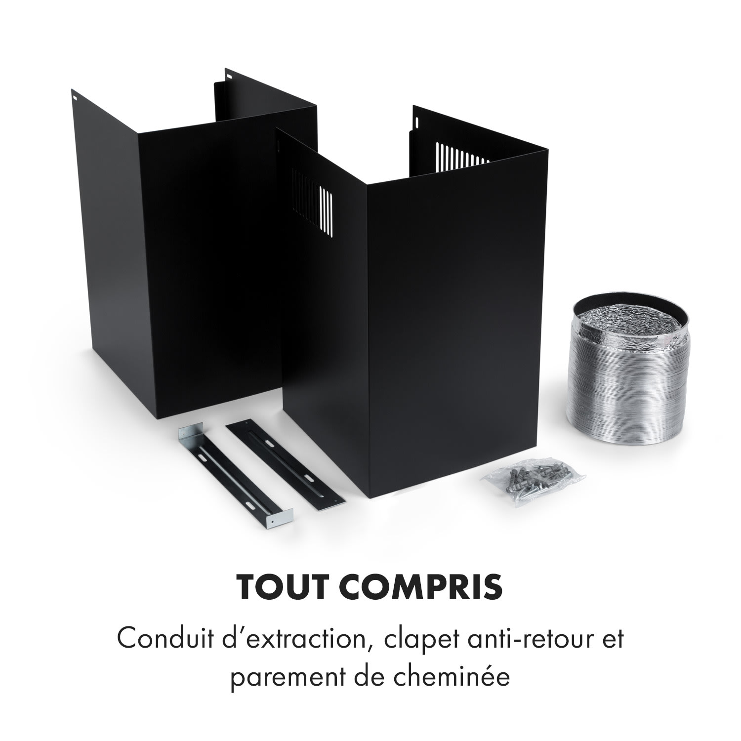 Arianna afzuigkap 60cm 560 m³/h touch control EEK A+ zwart 