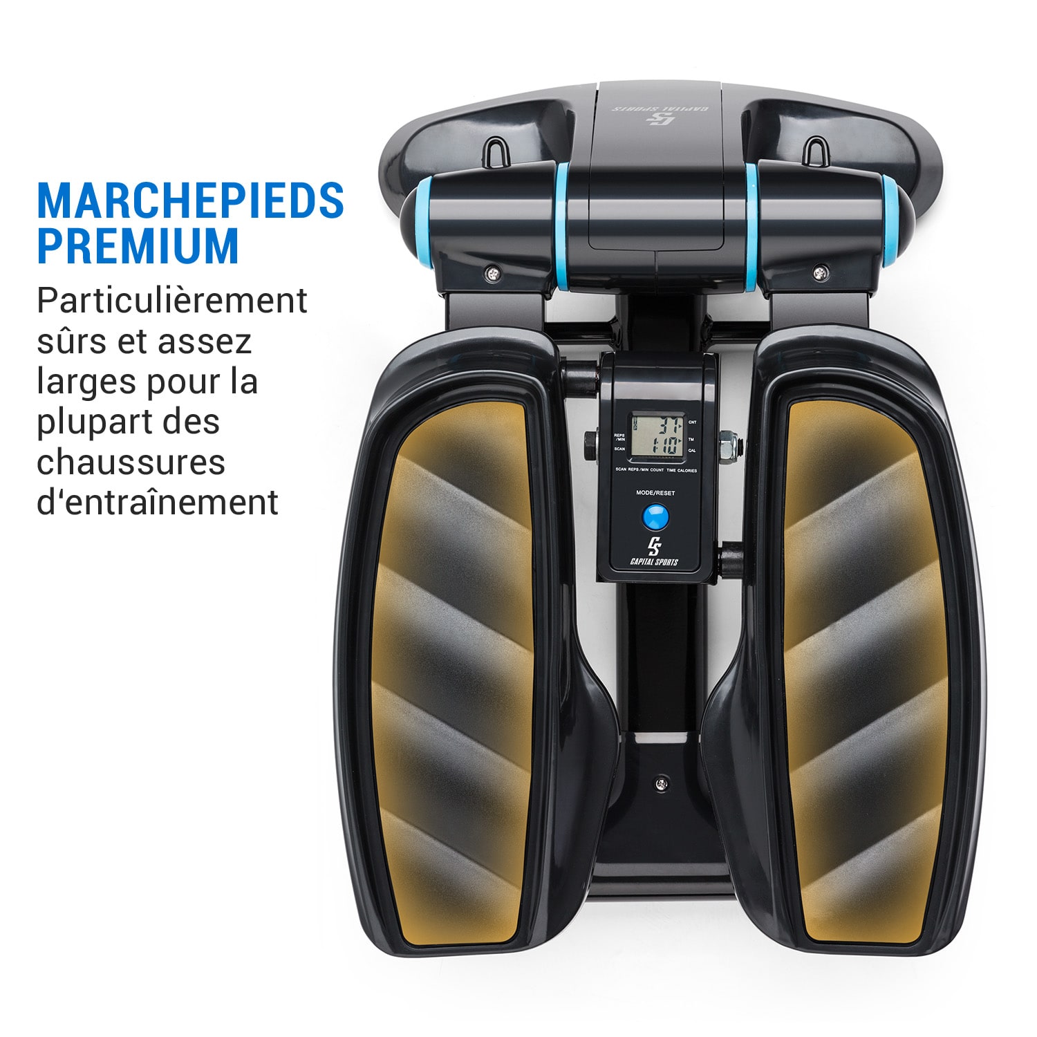 Galaxy Step mini stepper premium treden LC display app blauw 