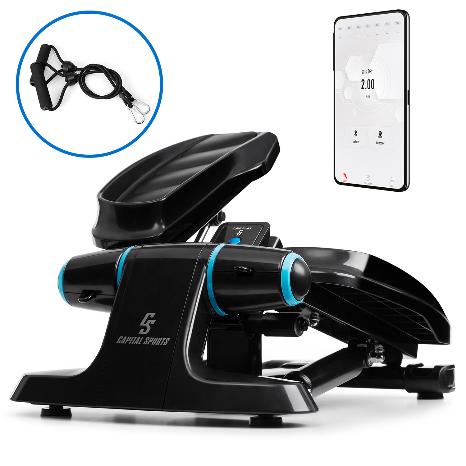Galaxy Step, mini taposógép, prémium taposófelület, LCD kijelző, alkalmazás