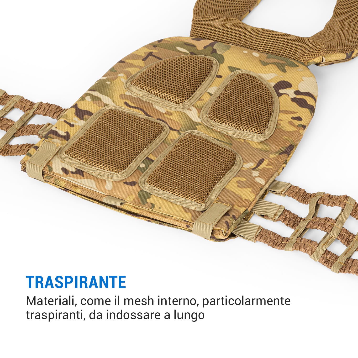 Battlevest 2.0 gilet zavorrato 2x2 pesi 5,75 & 8,75lb camo Incluse 4 piastre di peso | Multi