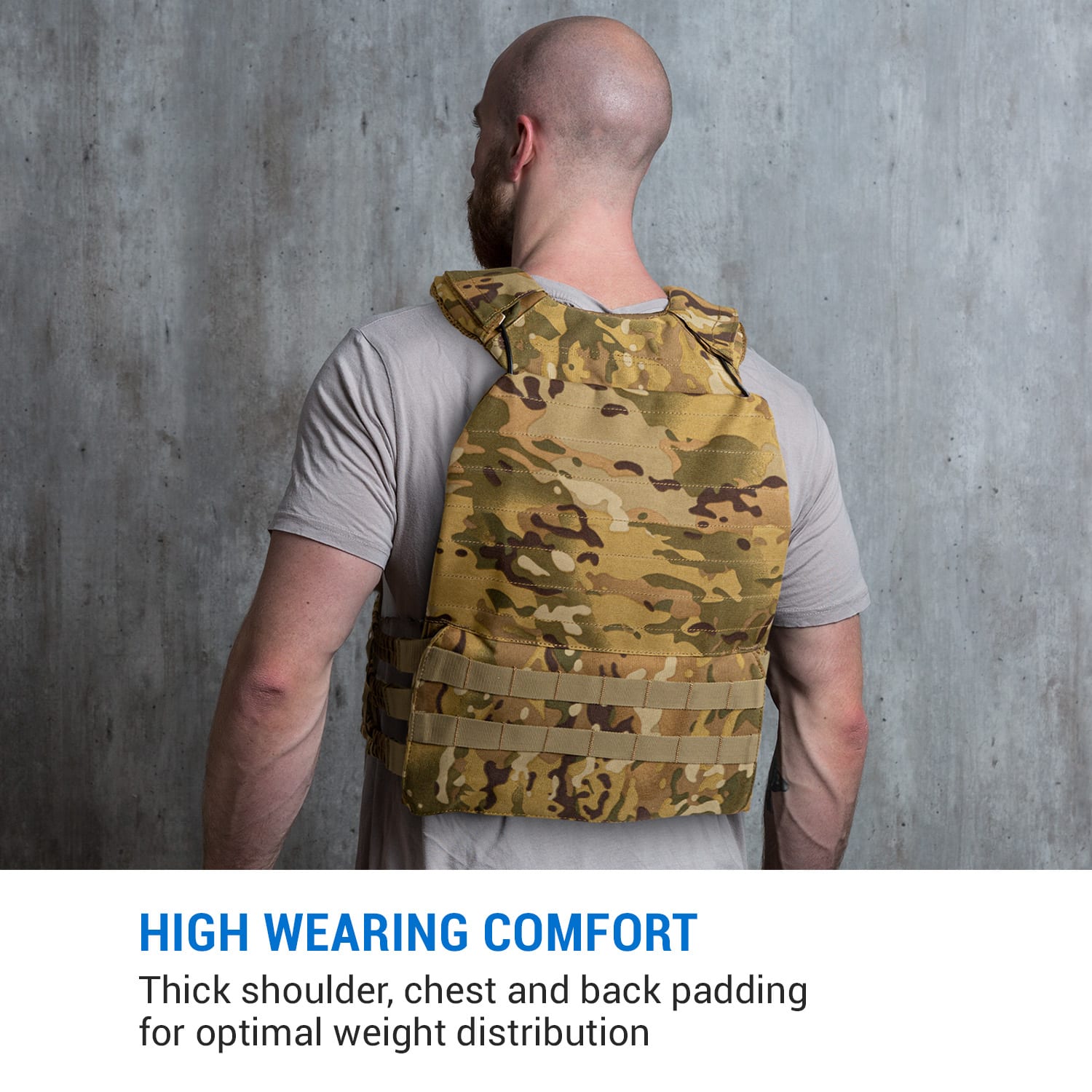 Battlevest 2.0 Chaleco lastrado 2x2 Pesas 5,75 & 8,75 lbs Camuflaje 