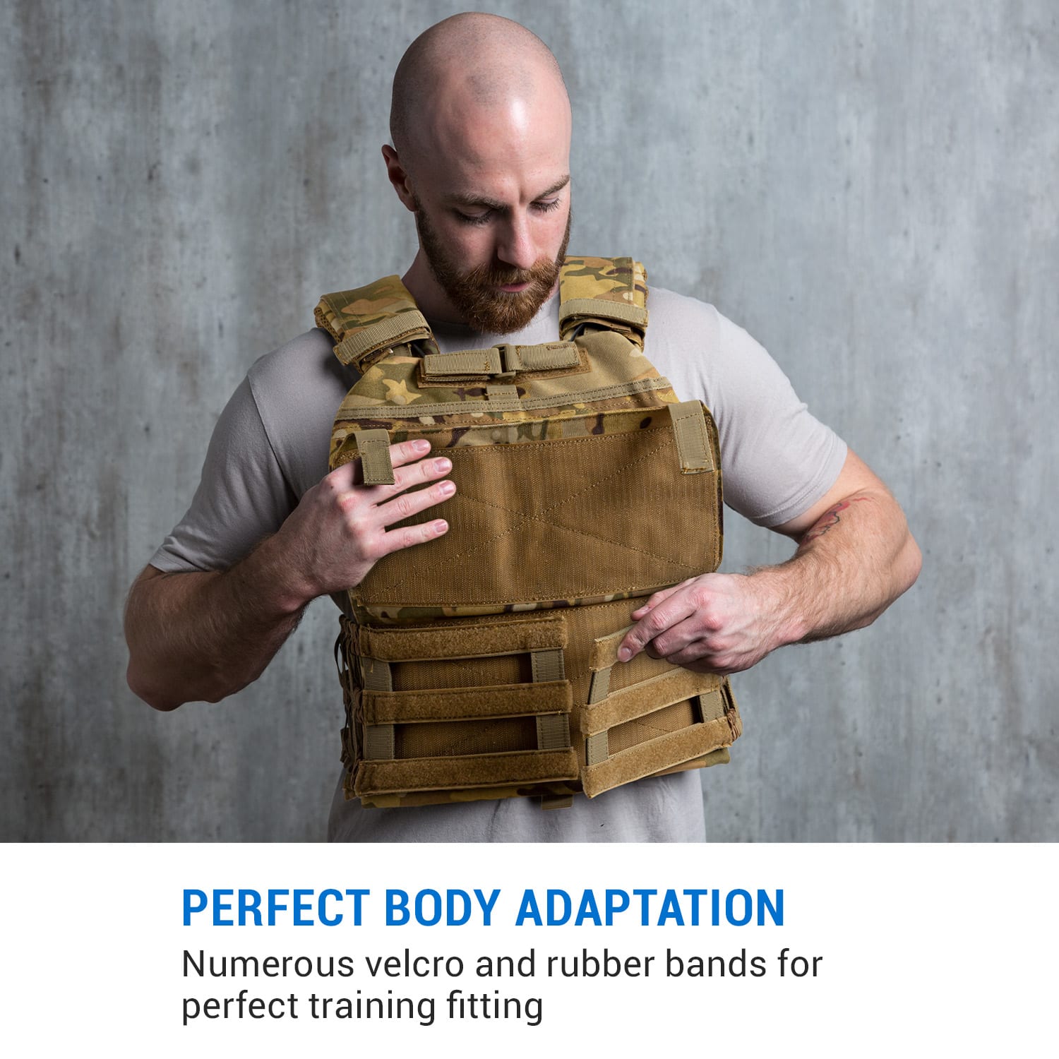 Battlevest 2.0 Chaleco lastrado 2x2 Pesas 5,75 & 8,75 lbs Camuflaje 