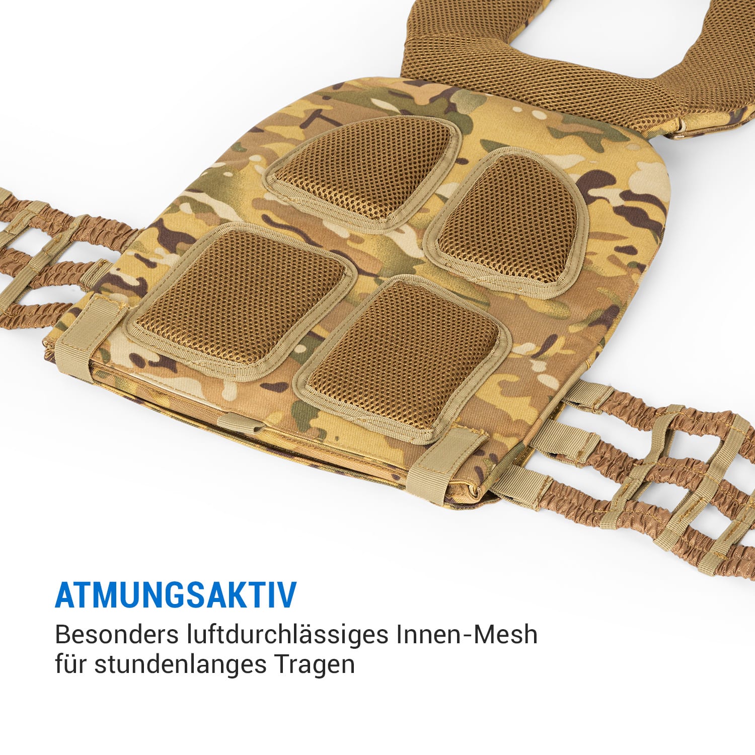 Battlevest 2.0 Gewichtsweste 2 x 8.75 lbs Gewichte camo Inklusive 2 Gewichtsplatten | Mehrfarbig