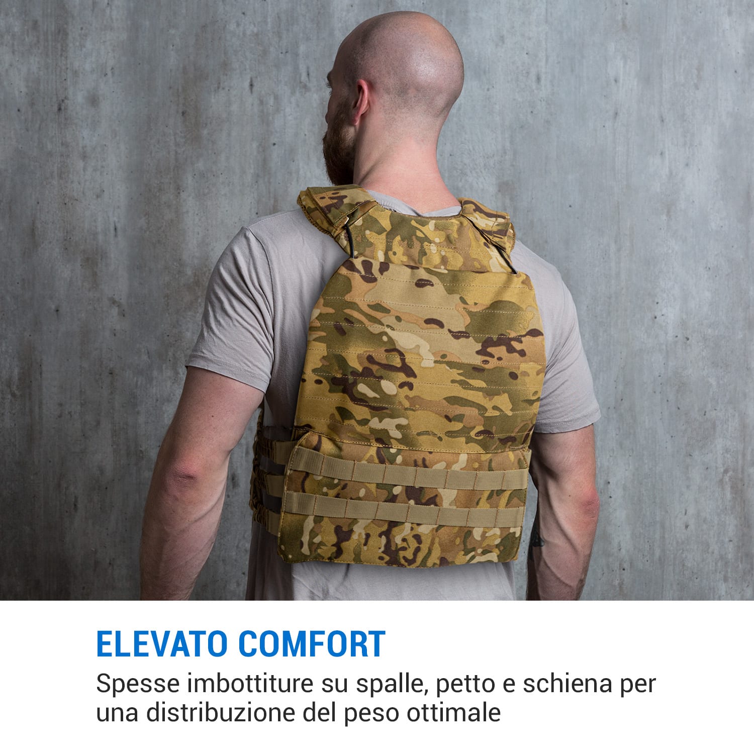 Battlevest 2.0 gilet zavorrato 2 x pesi da 8,75 lb camo Incluse 2 piastre di peso | Multi