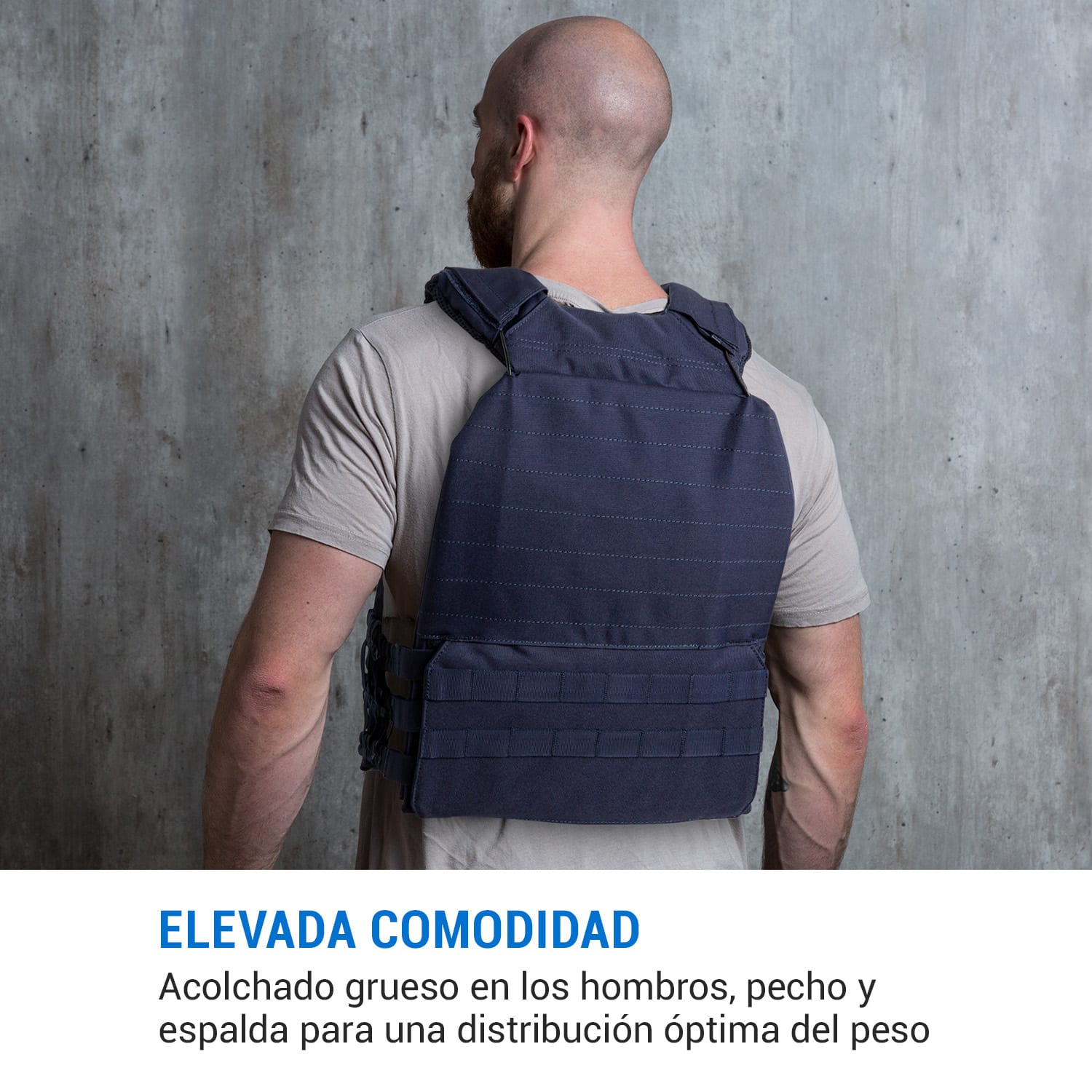 Battlevest 2.0 Chaleco lastrado 2x2 Pesas 5,75 & 8,75 lbs Azul Incluye 4 discos de pesas | Azul Porcelana