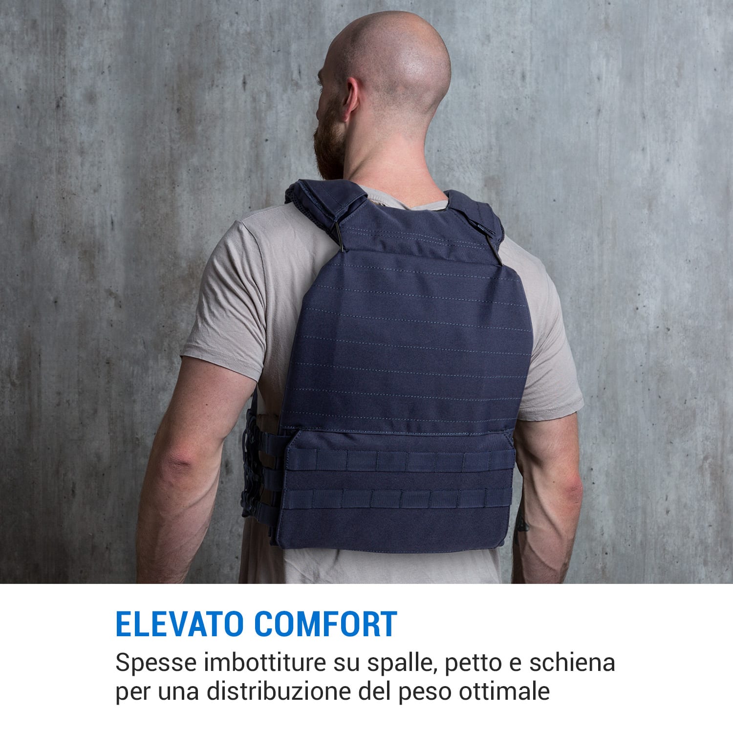 Battlevest 2.0 gilet zavorrato 2x2 pesi 5,75 & 8,75 lb blu Incluse 4 piastre di peso | Azzurro porcellana
