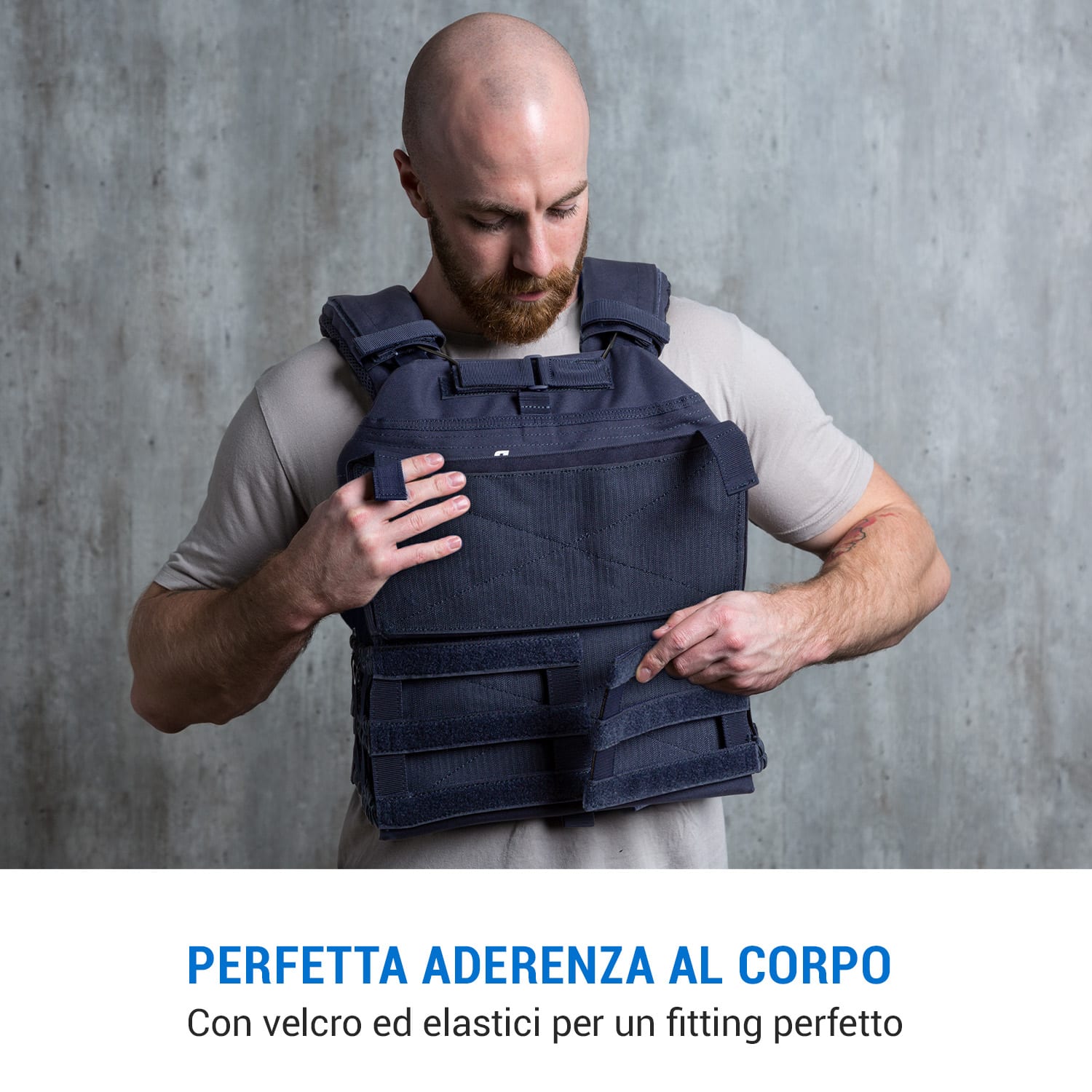 Battlevest 2.0 gilet zavorrato 2x2 pesi 5,75 & 8,75 lb blu Incluse 4 piastre di peso | Azzurro porcellana