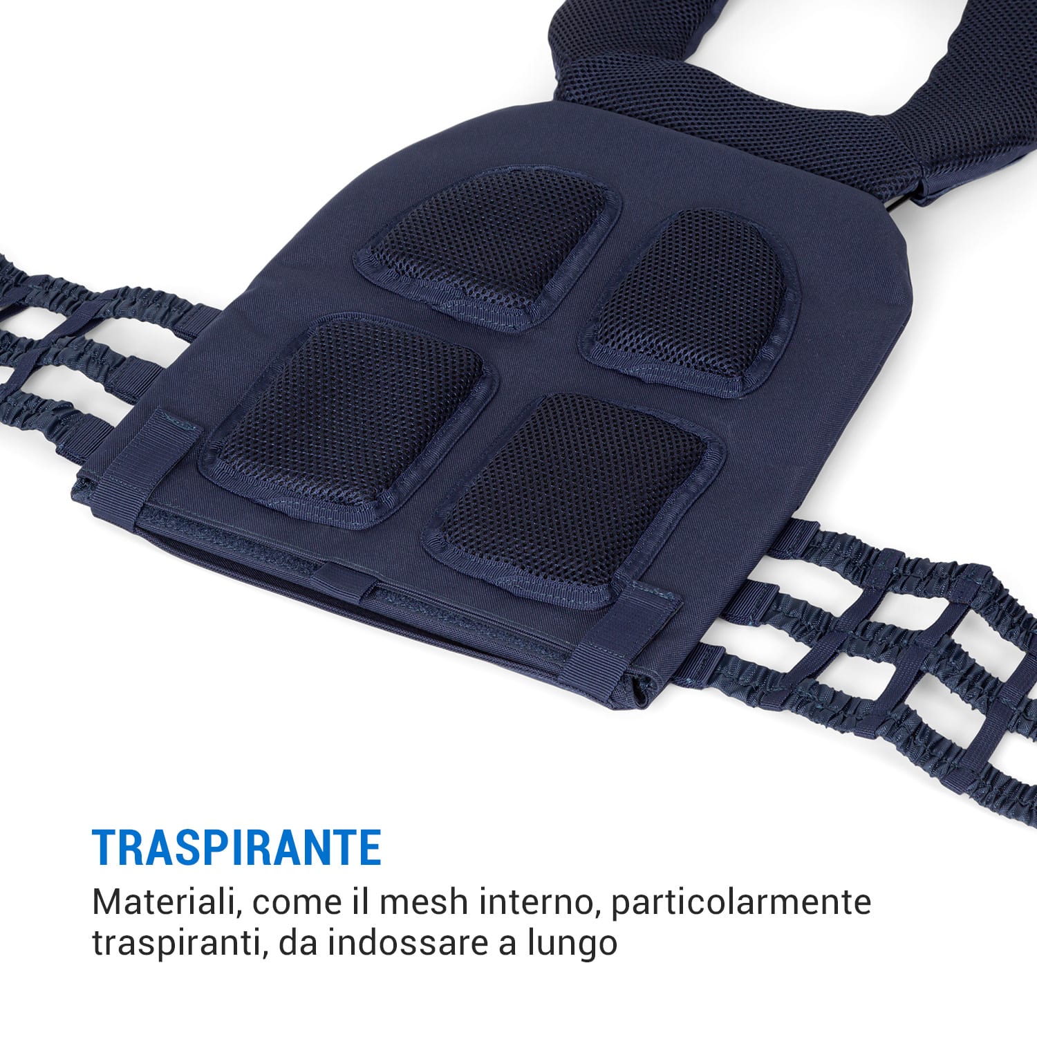 Battlevest 2.0 gilet zavorrato 2x2 pesi 5,75 & 8,75 lb blu Incluse 4 piastre di peso | Azzurro porcellana