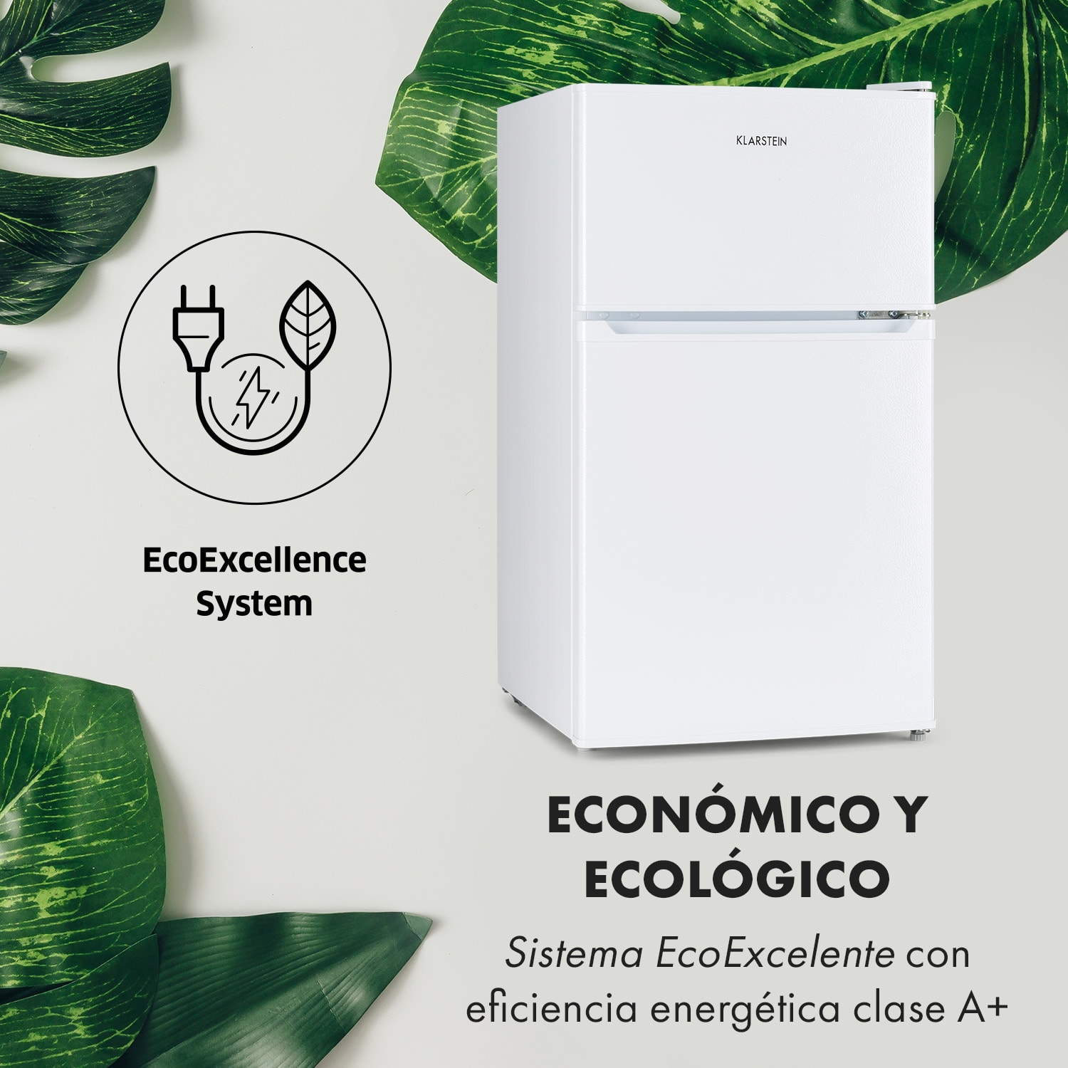 Big Daddy Cool Refrigerador con congelador 61/22 L 42 dB A+ blanco 83 L | Blanco
