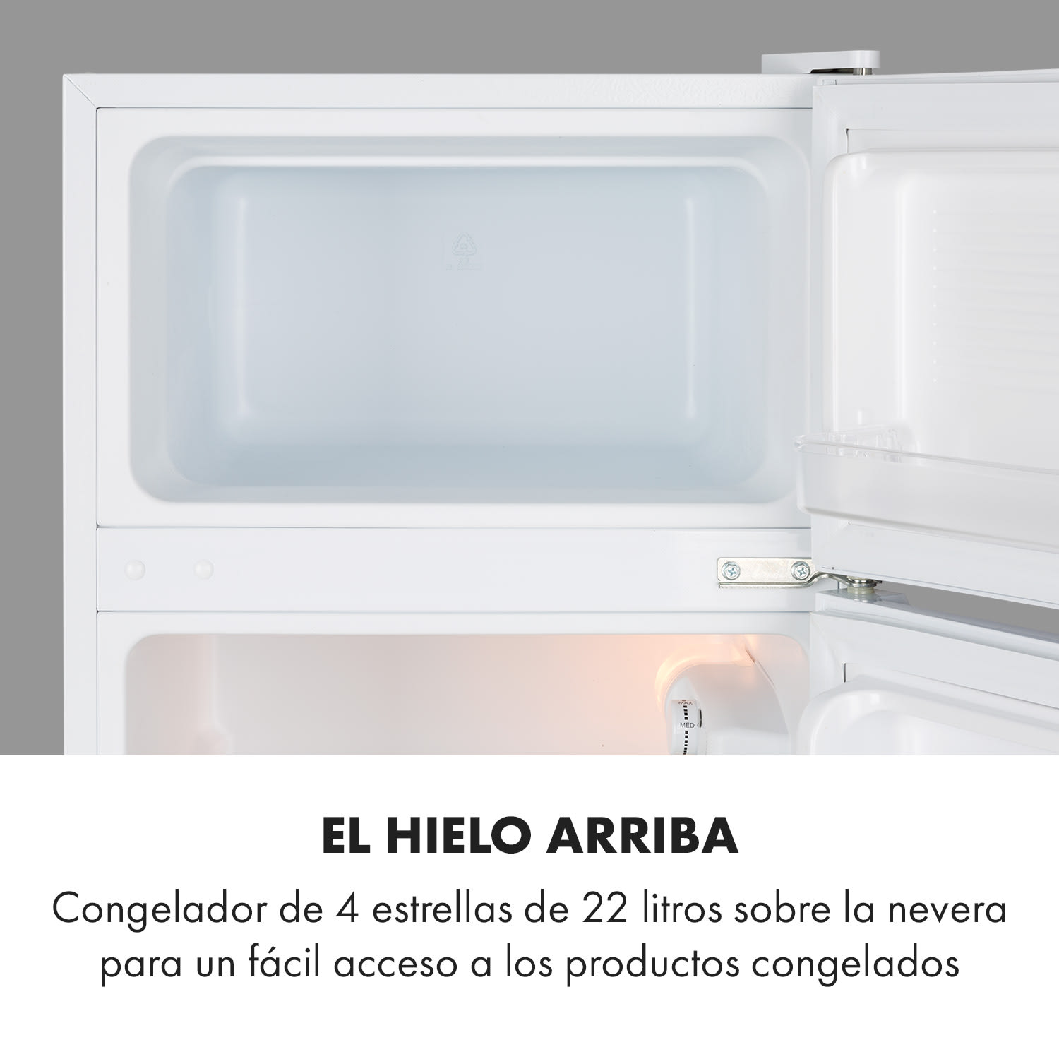 Big Daddy Cool Refrigerador con congelador 61/22 L 42 dB A+ blanco 83 L | Blanco