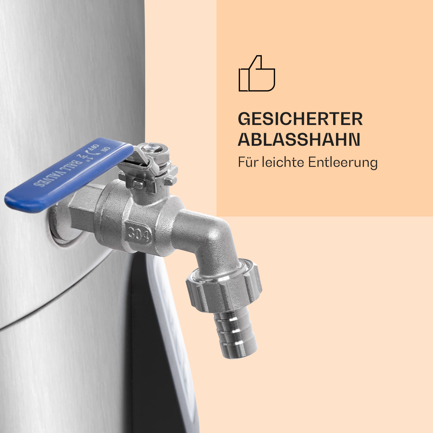 Mundschenk 3XL - Caldaia di ammostamento, impianto per la produzione di birra, 3.000 W, 9 programmi, 65 l 3XL | Argento metallizzato