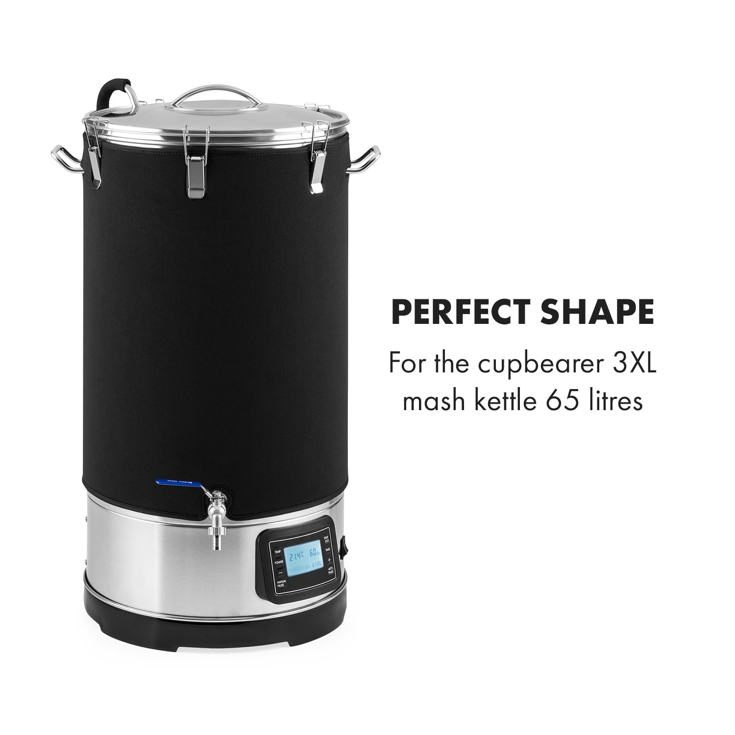 Mundschenk 3XL, husă termoizolantă pentru cazanul de malț, 65 l, accesorii
