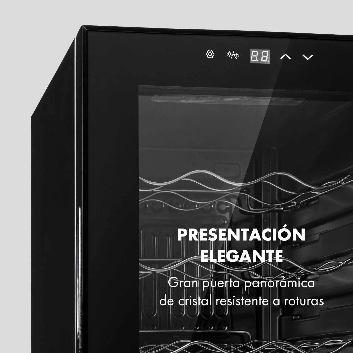 Shiraz 15 Slim Uno Vinoteca 44l panel de control táctil de 5 a 18 °C 