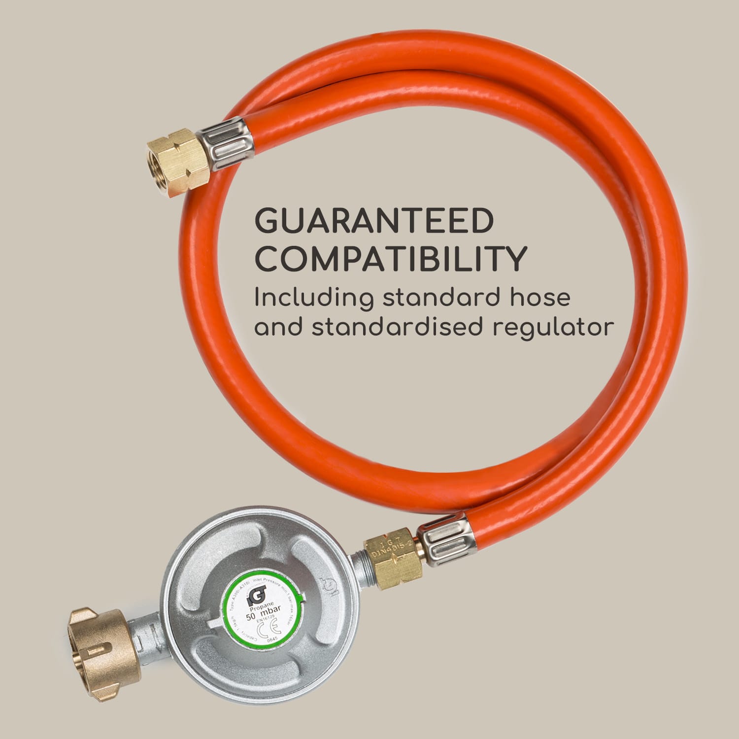 Stufa a gas Bonaparte Fire 4200W elettr. Accensione Ruote Sistema ODS 