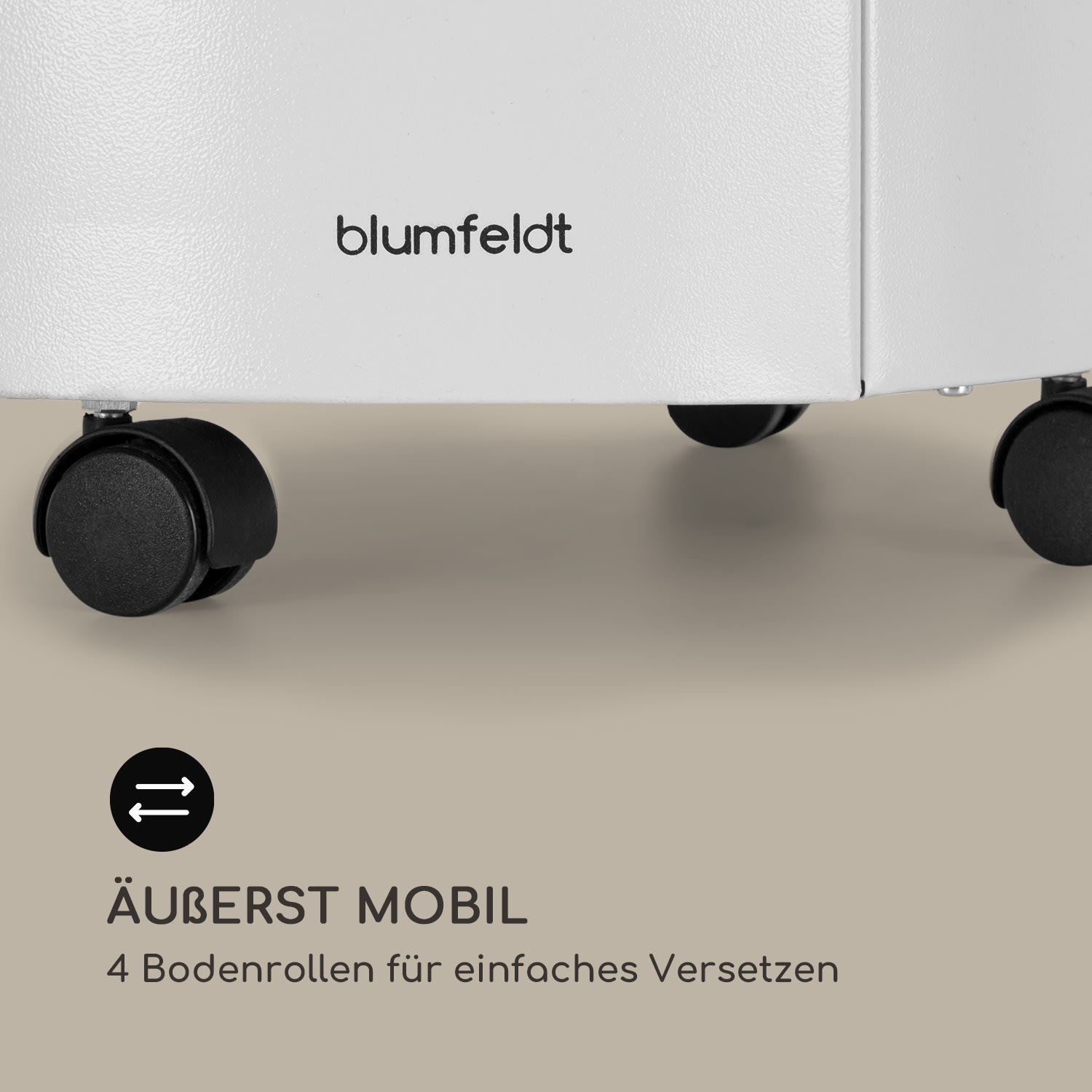 Bonaparte Gasheizgerät 4200W elektrische Zündung Gasflaschen bis 15 kg Weiß