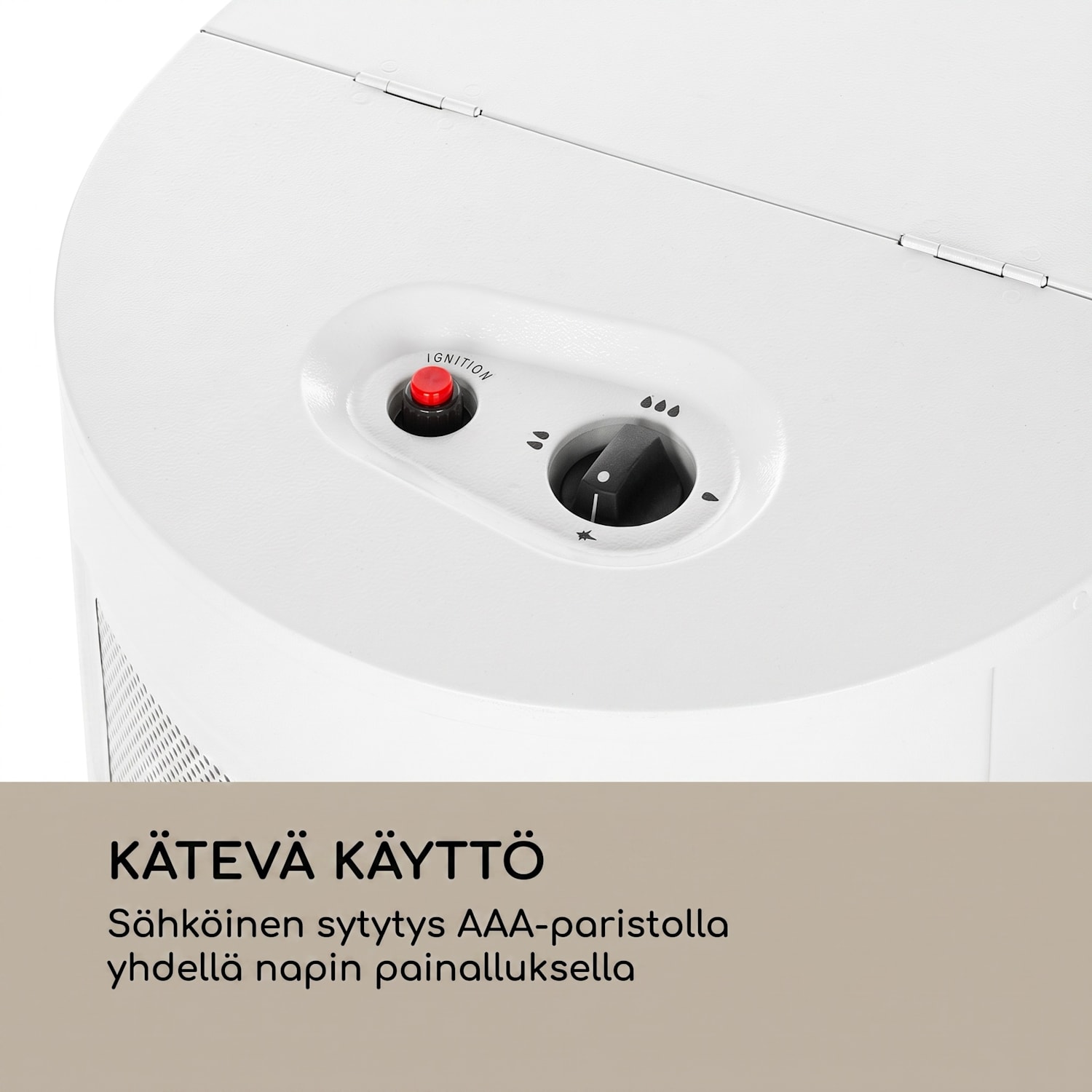 Bonaparte kaasulämmitin max. 4200 W sähköinen sytytys max. 15 kg:n kaasupulloille 