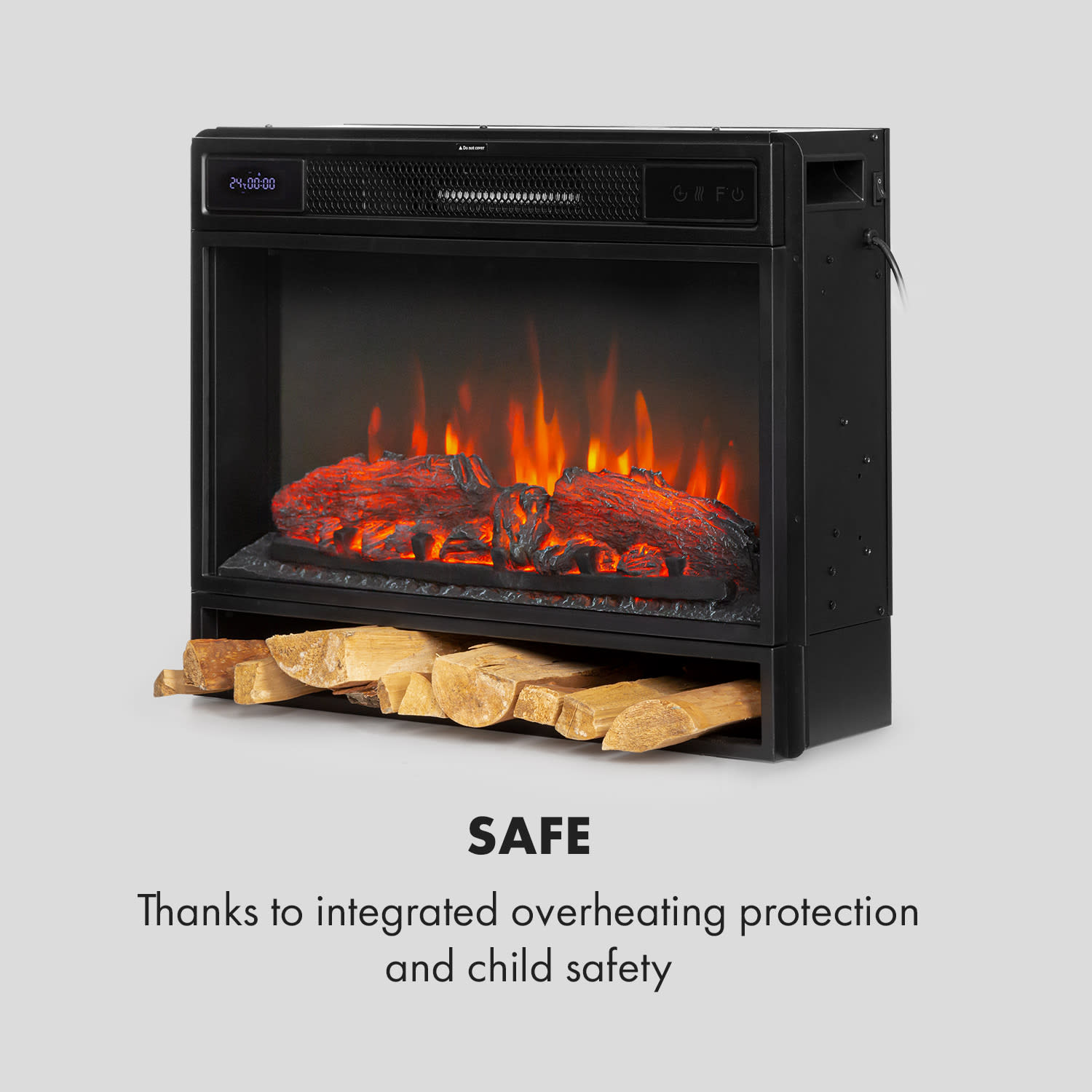 Vulsini, elektrický krb, 1900 W, LED technologie, dálkové ovládání 