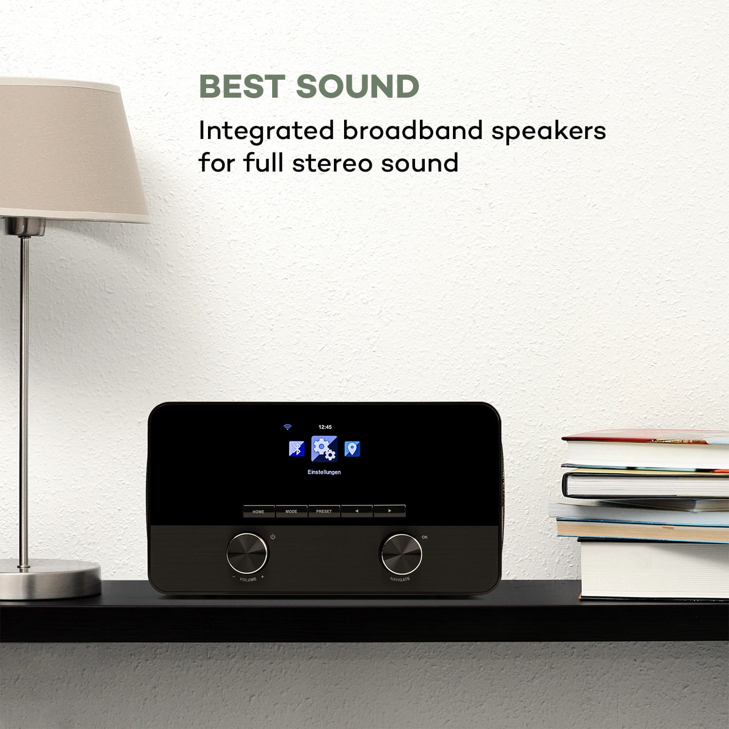 Connect 100 SE Radio por internet reproductor multimedia bluetooth WLAN USB AUX salida de línea 