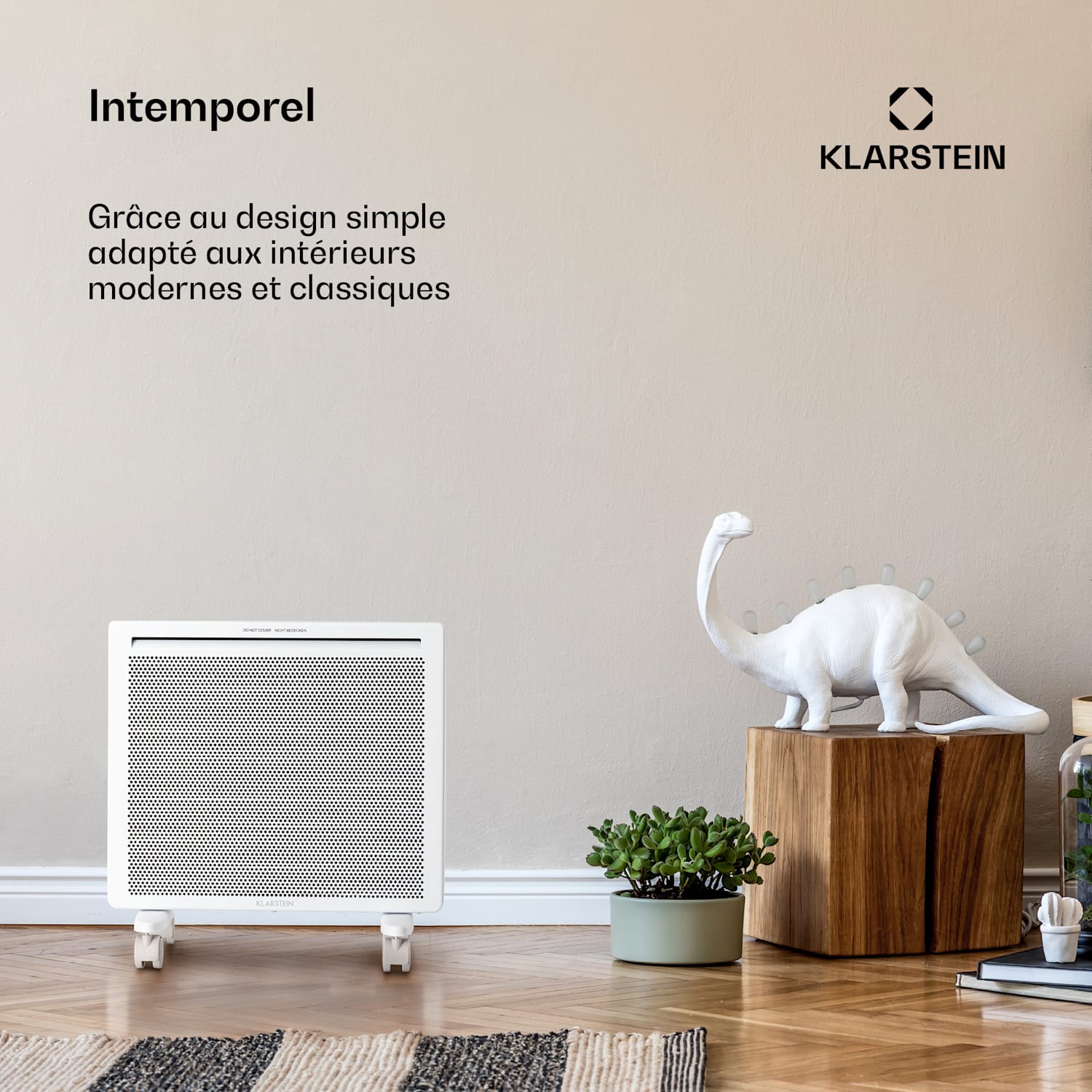 Hot Spot Slimcurve Double Wave Radiateur convecteur IR 1000W blanc 1000 W | Blanc