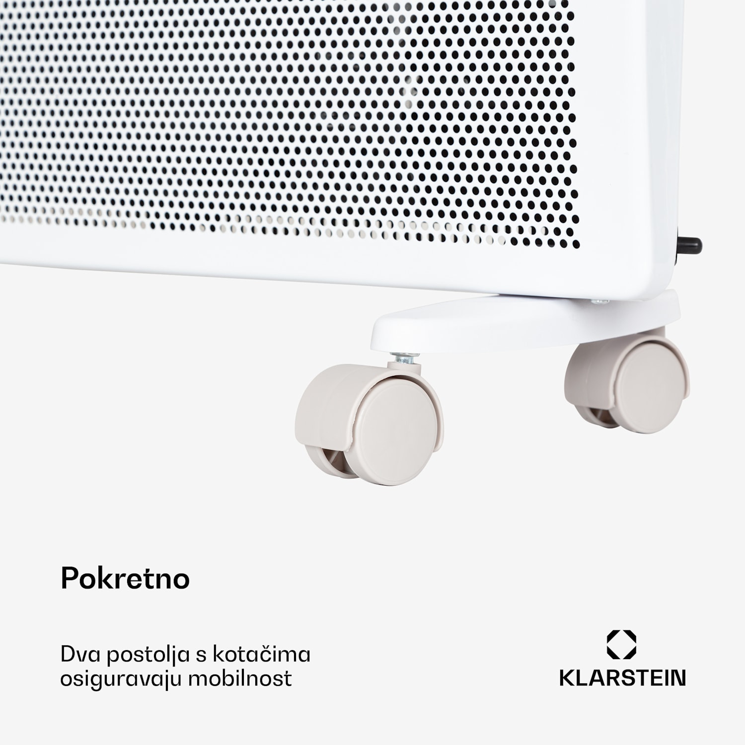 Hot Spot Slimcurve Double Wave, 2u1 grijalica, 1000 W, tjedni tajmer, bijela 1000 W | Bijela