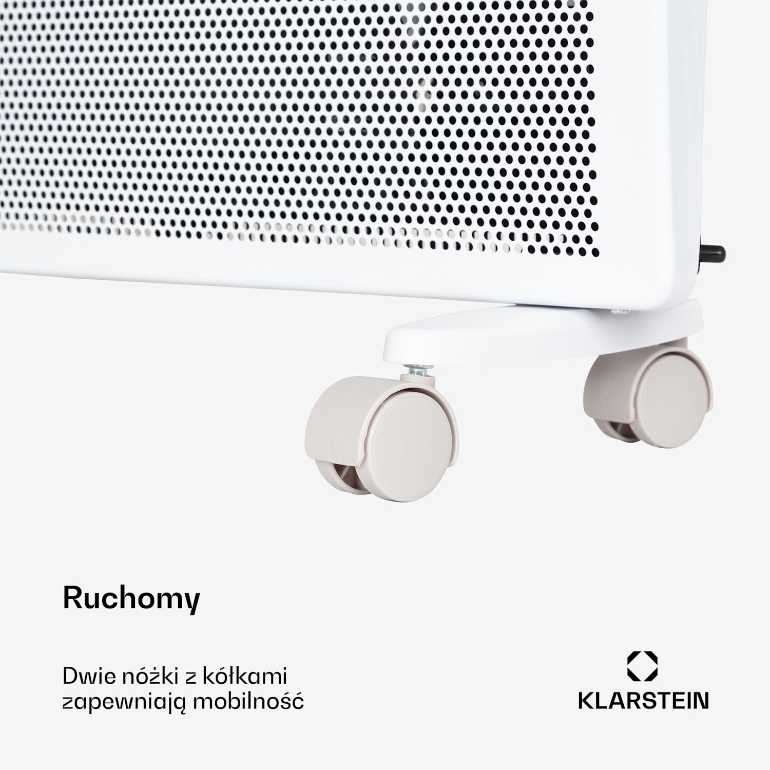 Hot Spot Slimcurve Double Wave, grzejnik typu „2 w 1”, 1000 W, timer tygodniowy, biały 1000 W | Biały