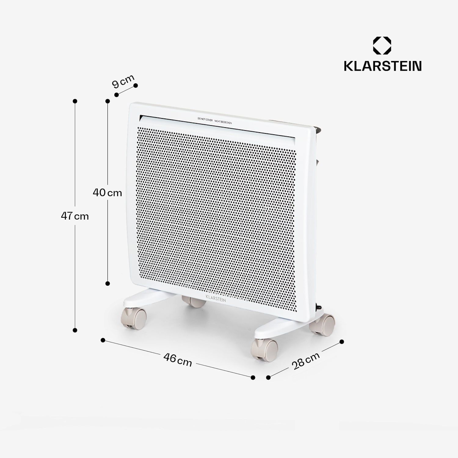 Hot Spot Slimcurve Double Wave Radiador 2 en 1 1000W Temporizador semanal Blanco 1000 W | Blanco