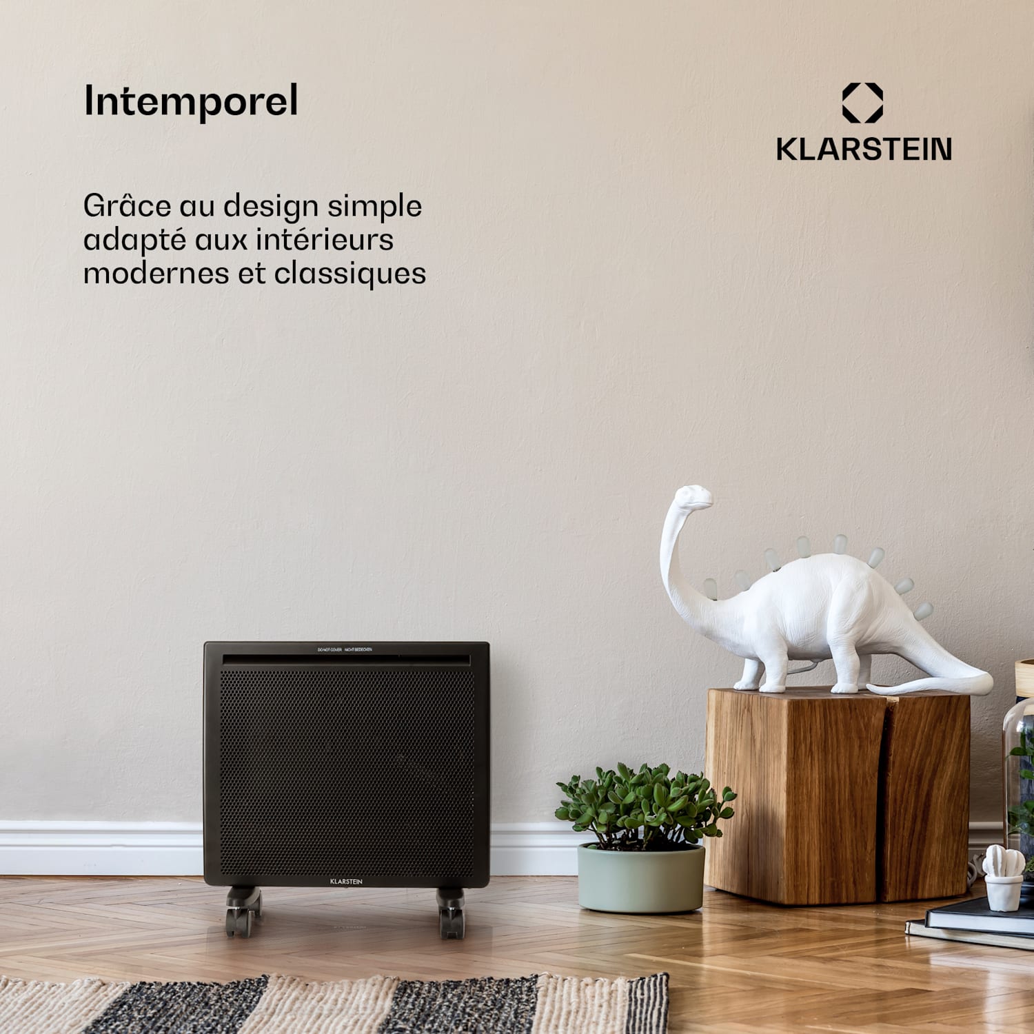 Hot Spot Slimcurve Double Wave Radiateur convecteur IR 1000W noir 1000 W | Noir